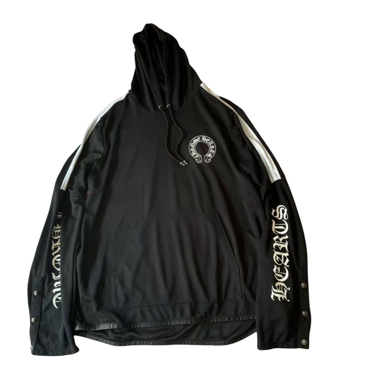 Chrome Hearts Mesh sports horseshoe hoodie Size US XL / EU 56 / 4 - 1 Thumbnail