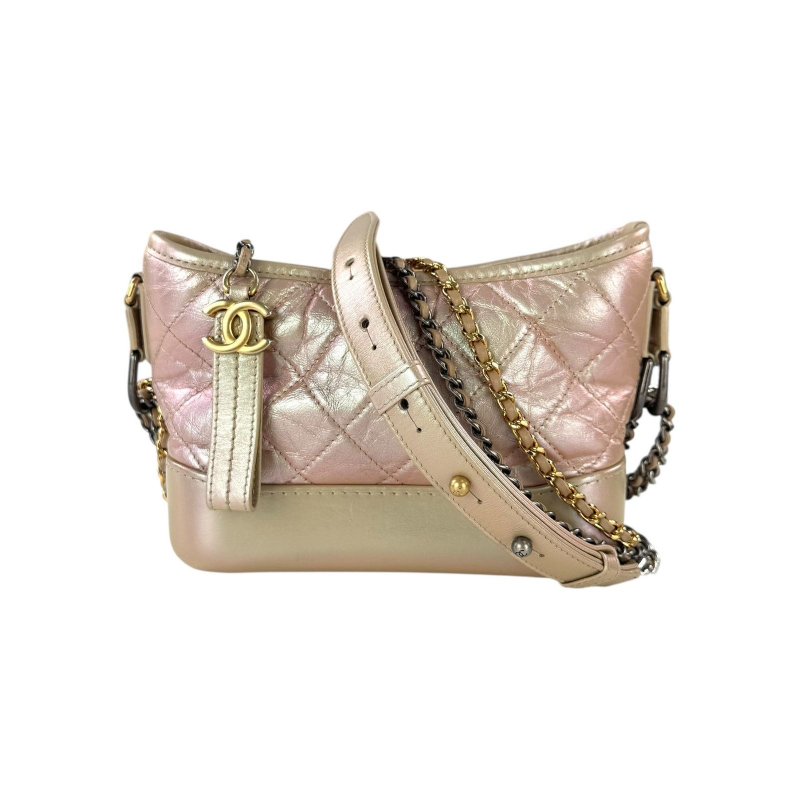 Chanel Chanel Gabrielle Metallic Matelassse Leather Shoulder Bag Size ONE SIZE - 1 Thumbnail