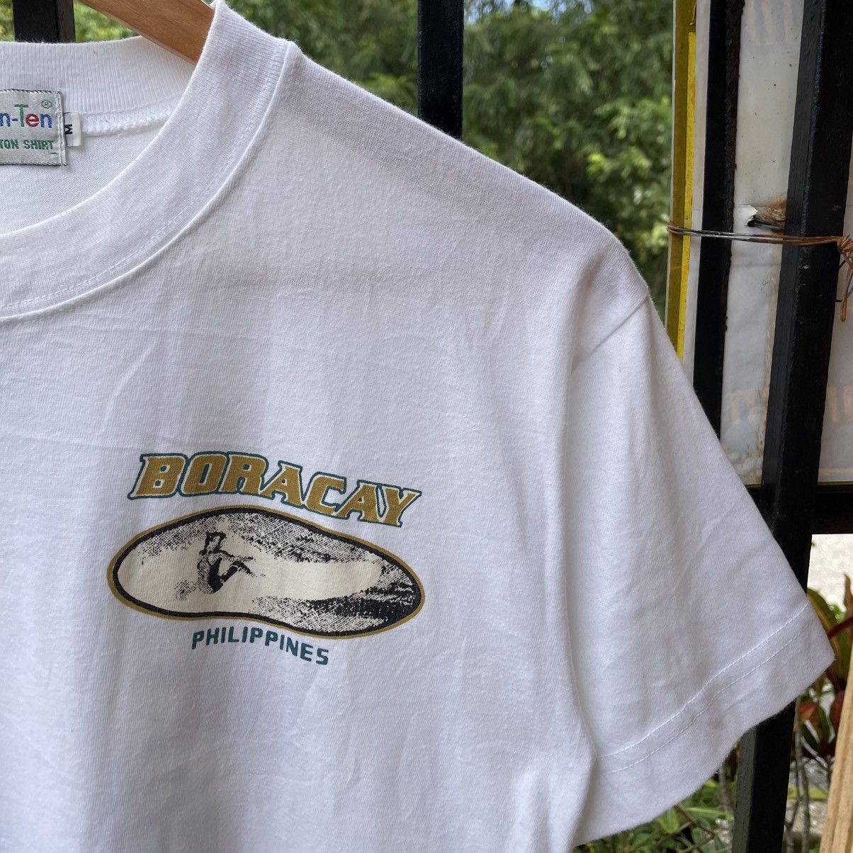 Surface To Air 🔥Vintage 90s Boracay Philippines Big Logo Surf Skate Tee Size US S / EU 44-46 / 1 - 5 Thumbnail