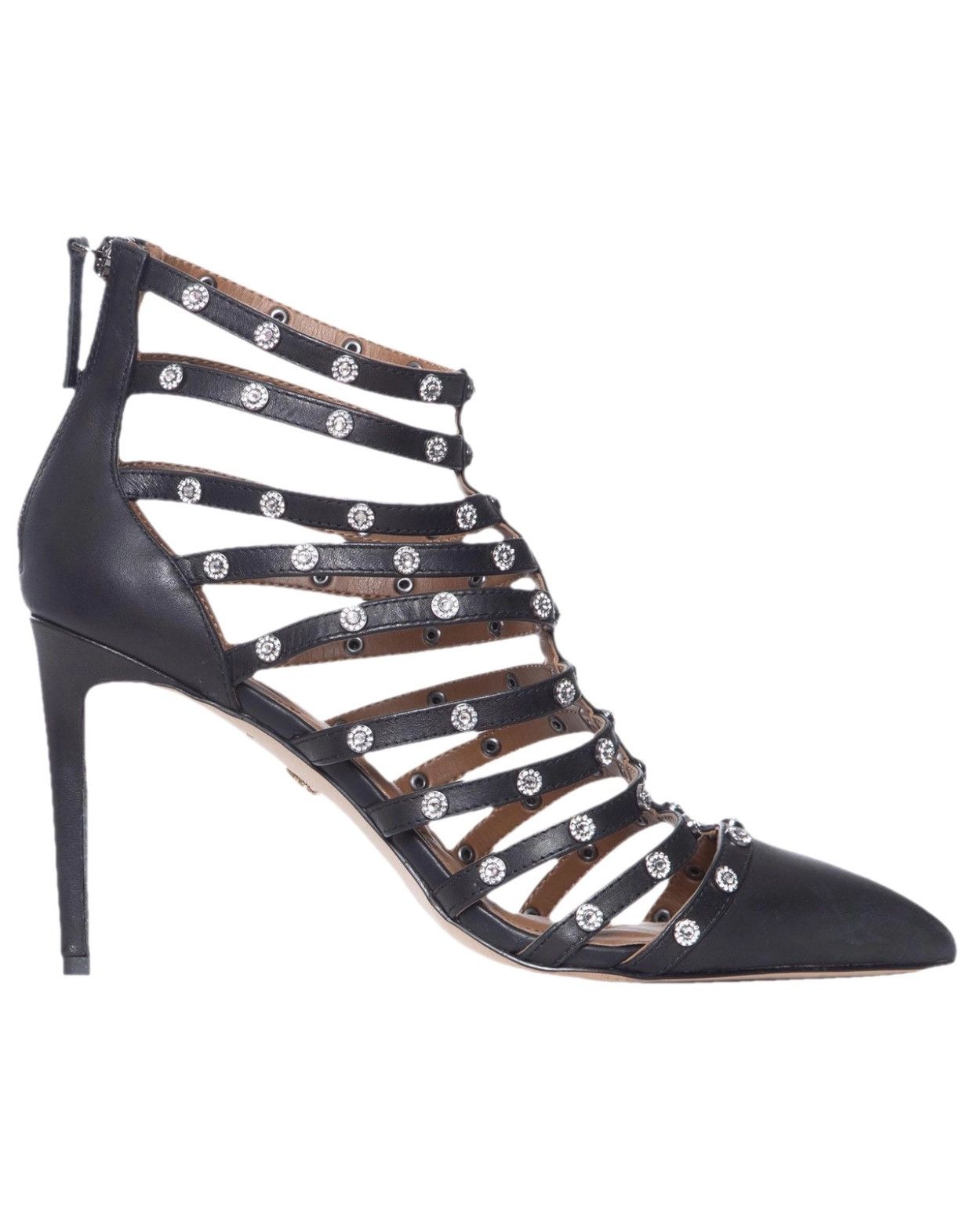 Kurt Geiger black Crystal sz 41.5 worn by Paris Hilton