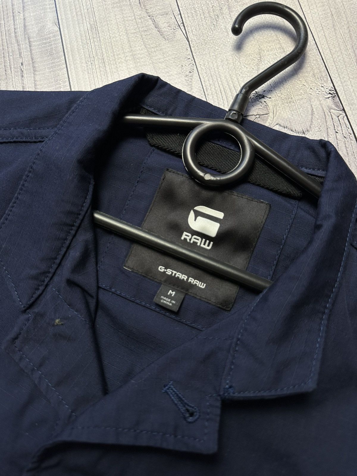G-Star × Vintage Vintage G-Star Raw overshot jacket pocket size M navy Size US M / EU 48-50 / 2 - 4 Thumbnail