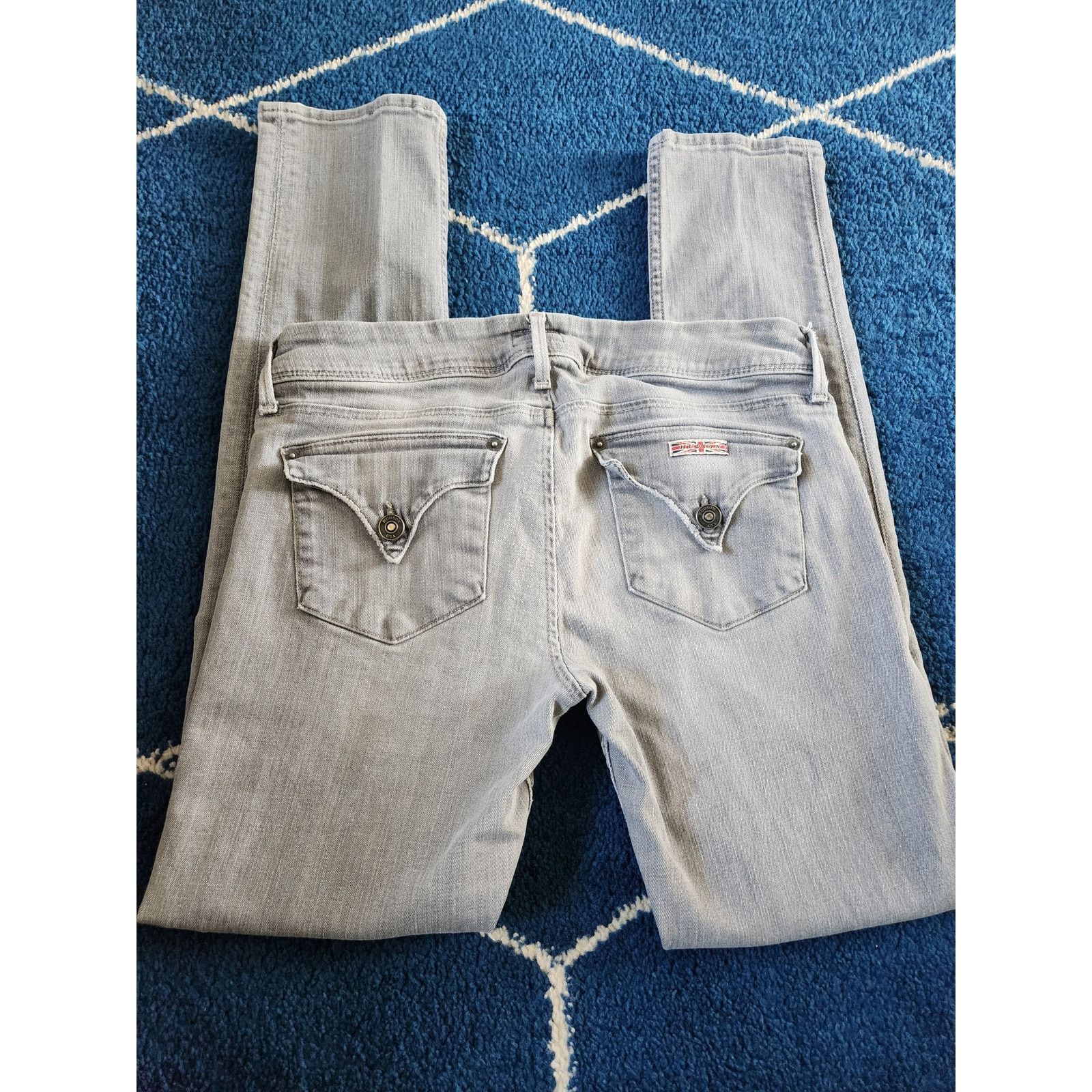 Hudson Hudson Women's Straight Leg Light Wash Western Jeans 28 Size 28" / US 6 / IT 42 - 3 Thumbnail
