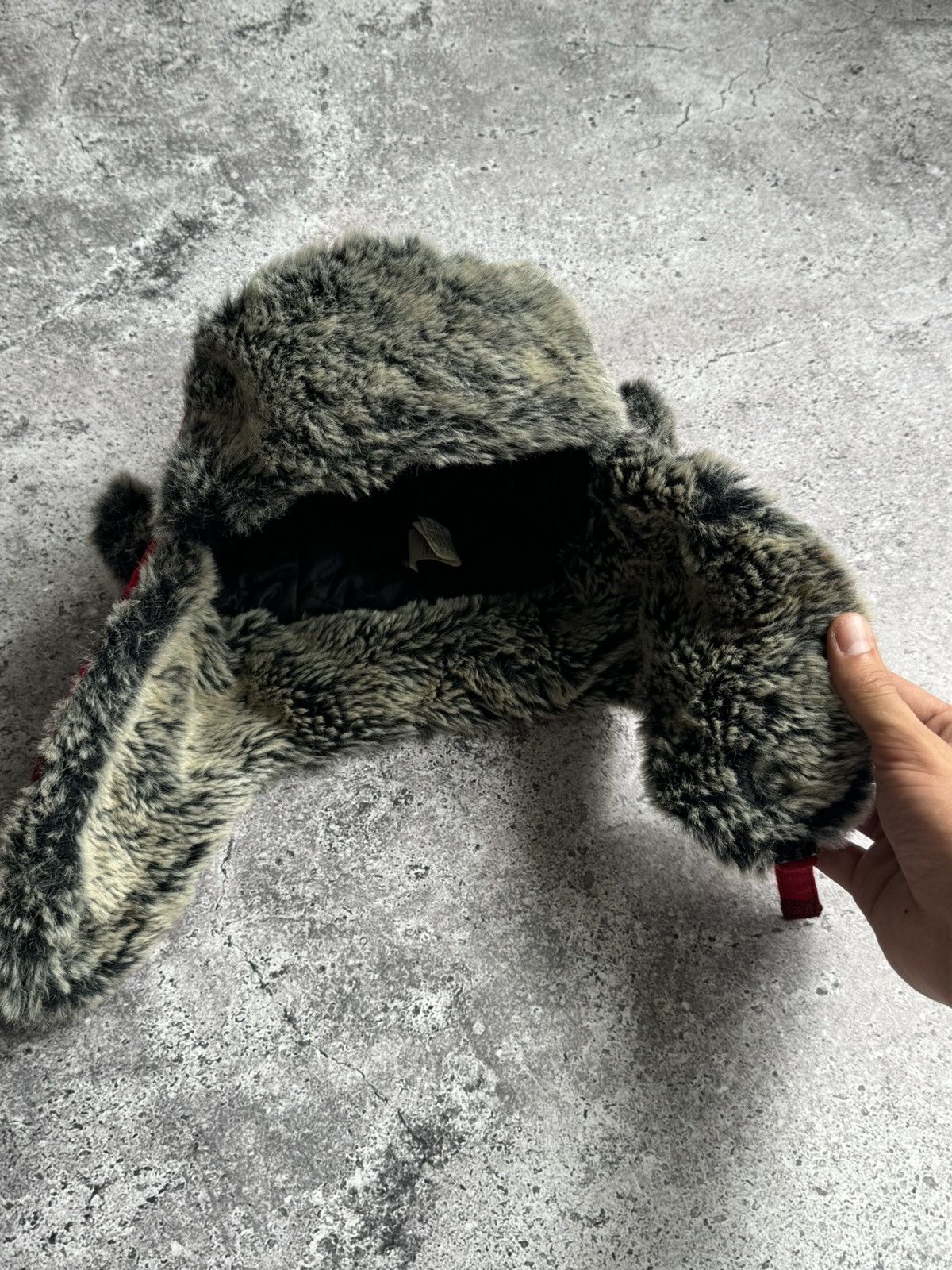 Japanese Brand Vintage Y2K fleece checkered hat Japanese style Size ONE SIZE - 6 Thumbnail