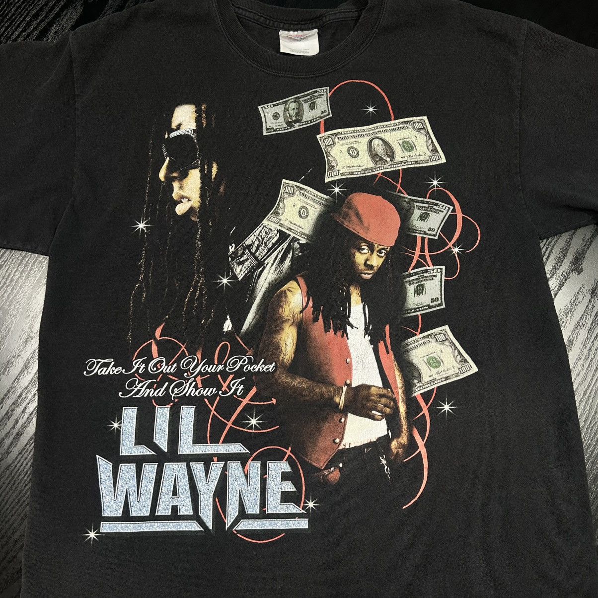 Band Tees × Rap Tees × Vintage LIL WAYNE THA CARTER III 2009 RAP TEE VINTAGE Size US XL / EU 56 / 4 - 2 Thumbnail