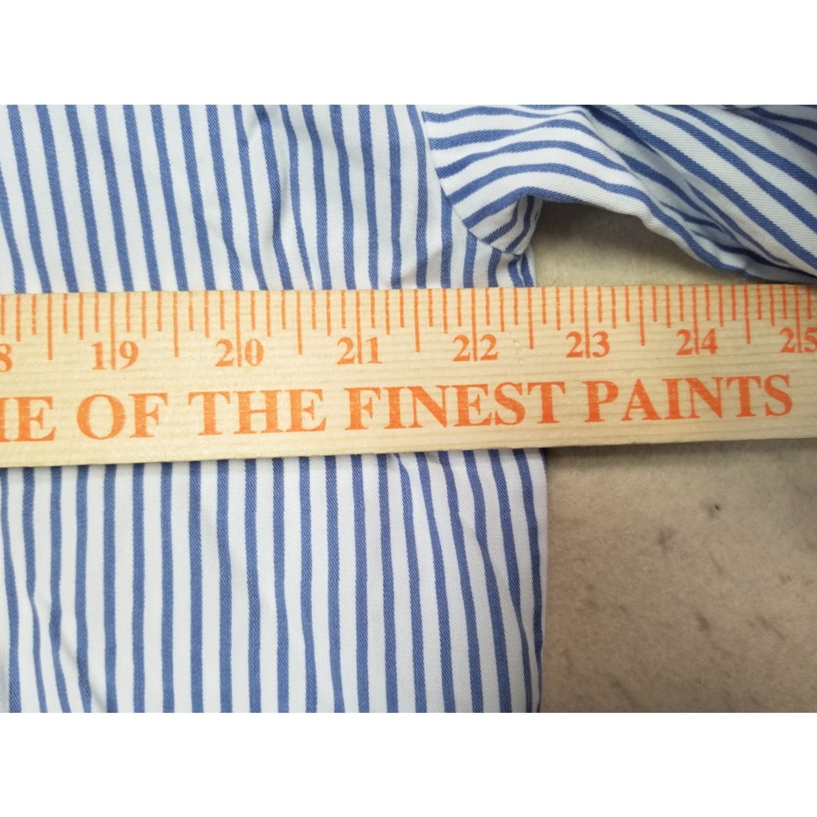 Scotch & Soda Maison Scotch & Soda Shirt Dress XS Blue Striped Long Sleeve Button Front Collared Midi Dress Women - No Belt Vintage No Belt Size XS / US 0-2 / IT 36-38 - 3 Thumbnail