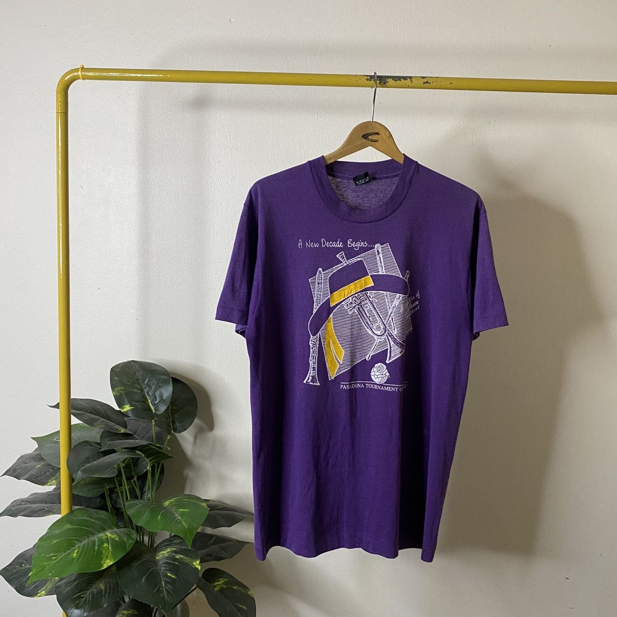 Vintage Vintage 80s The Pasadena Tournament of Roses Tee Size US M / EU 48-50 / 2 - 1 Thumbnail