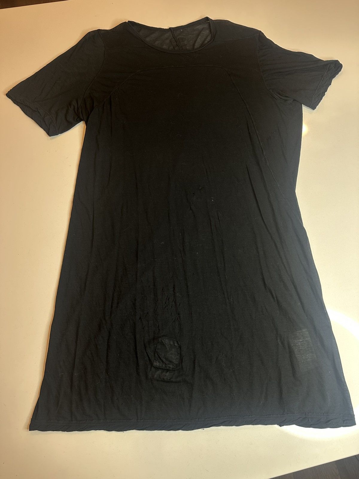 Rick Owens Rick owens Elongated v neck T-shirts Size US M / EU 48-50 / 2 - 1 Thumbnail