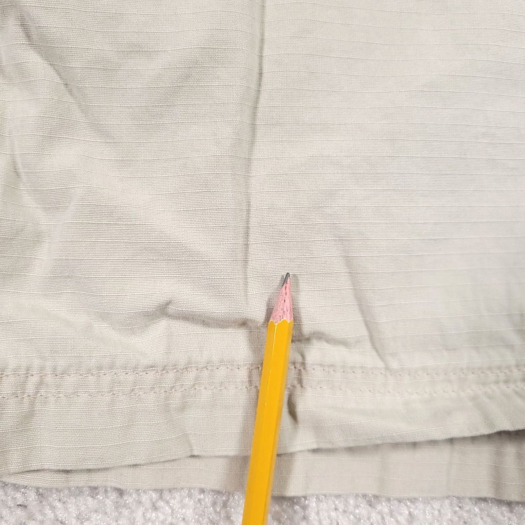 Levi's VINTAGE Levi's Nouveau Shorts Womens 3X Beige Red Tab Drawstring Ripstop, 90s, Casual, Summer, Plus Size Womens Size 30" / US 8 / IT 44 - 5 Thumbnail