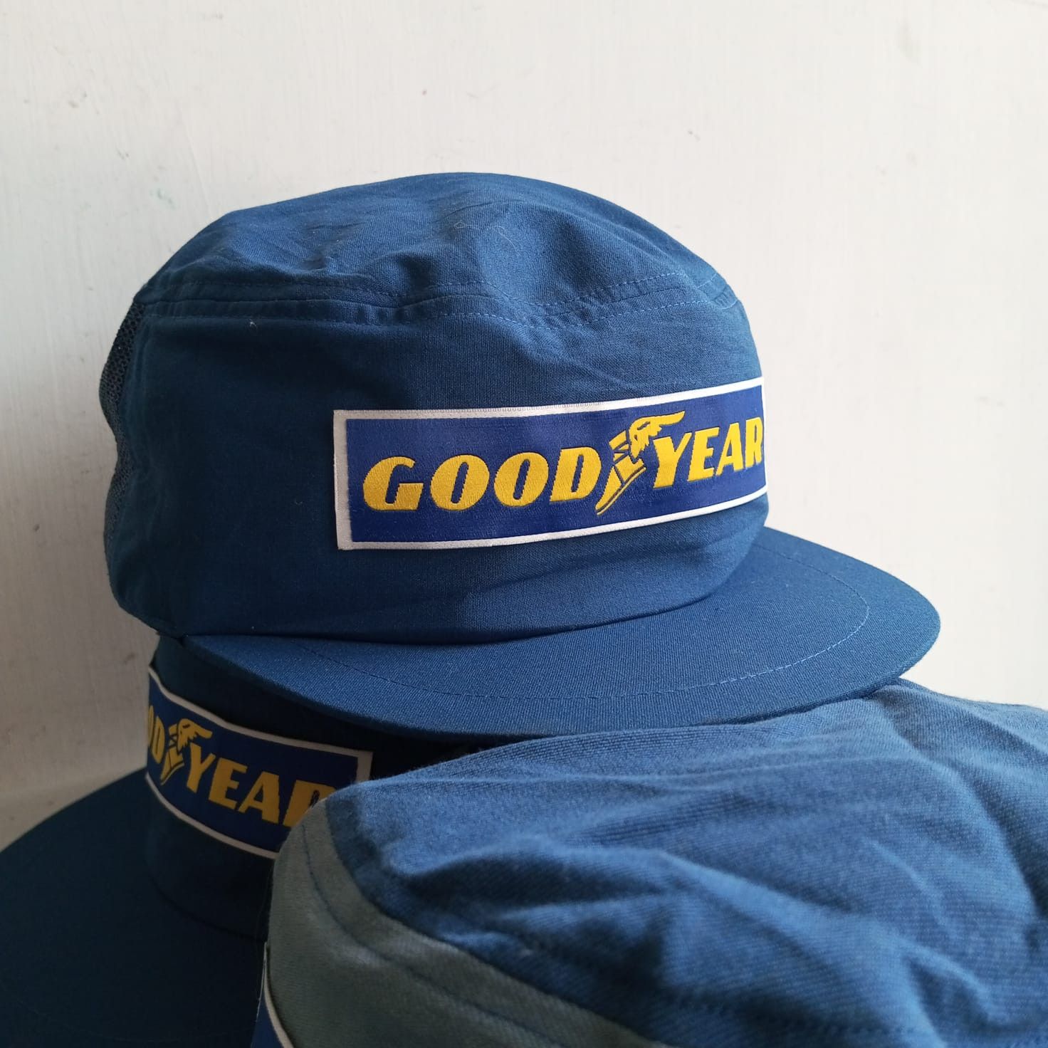 NASCAR Vintage Goodyear Mechanic Racing Cap Five panel Cap Size ONE SIZE - 3 Thumbnail