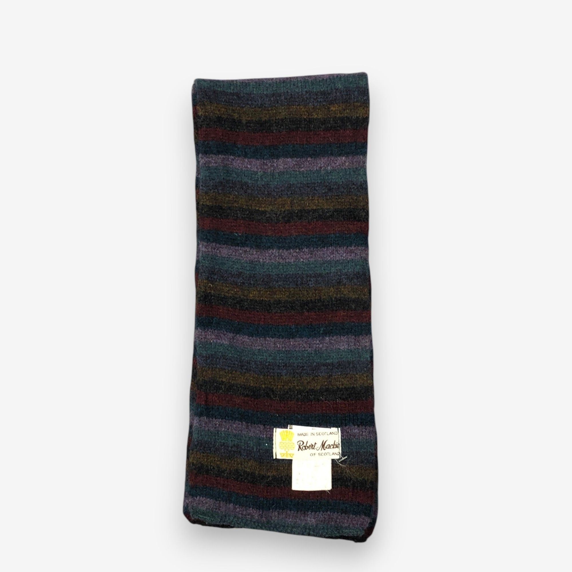 Japanese Brand Vintage Robert Mackie Scarf Muffler Wool Winter Scarves Size ONE SIZE - 2 Thumbnail