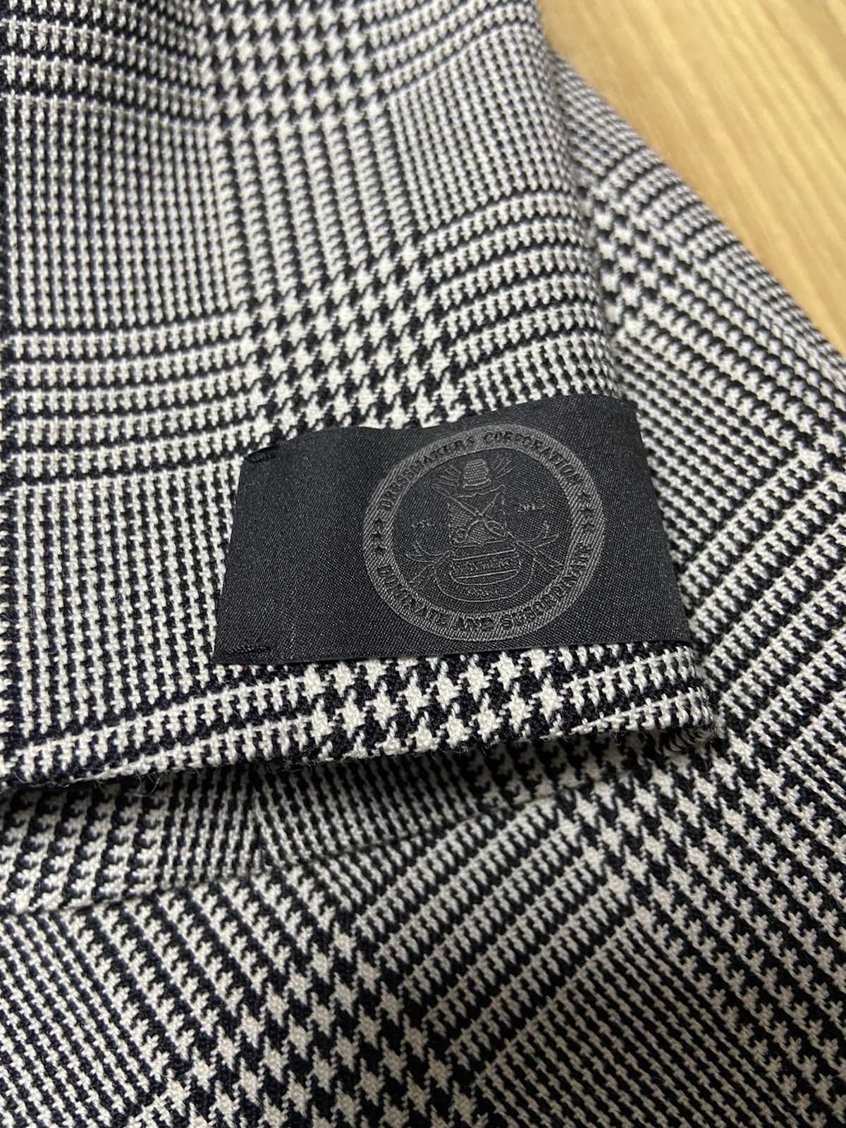 Vetements XS Vetements Houndstooth Oversized arm-cutten blazer jacket Size US XS / EU 42 / 0 - 3 Thumbnail