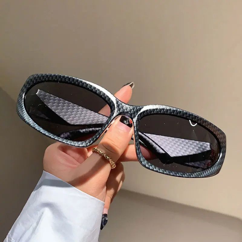 Jewelry Carbon Style Gray Sunglasses Size ONE SIZE - 4 Thumbnail