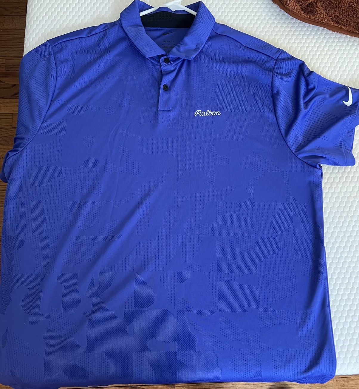 Malbon × Nike Malbon x Nike collab XL royal blue polo shirt Size US XL / EU 56 / 4 - 1 Thumbnail
