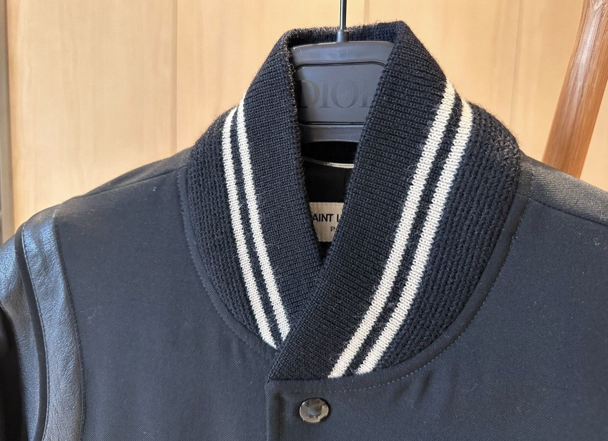 Saint Laurent Paris × Yves Saint Laurent Saint Laurent Teddy baseball jacket2412-Nextarrow Size US S / EU 44-46 / 1 - 5 Thumbnail