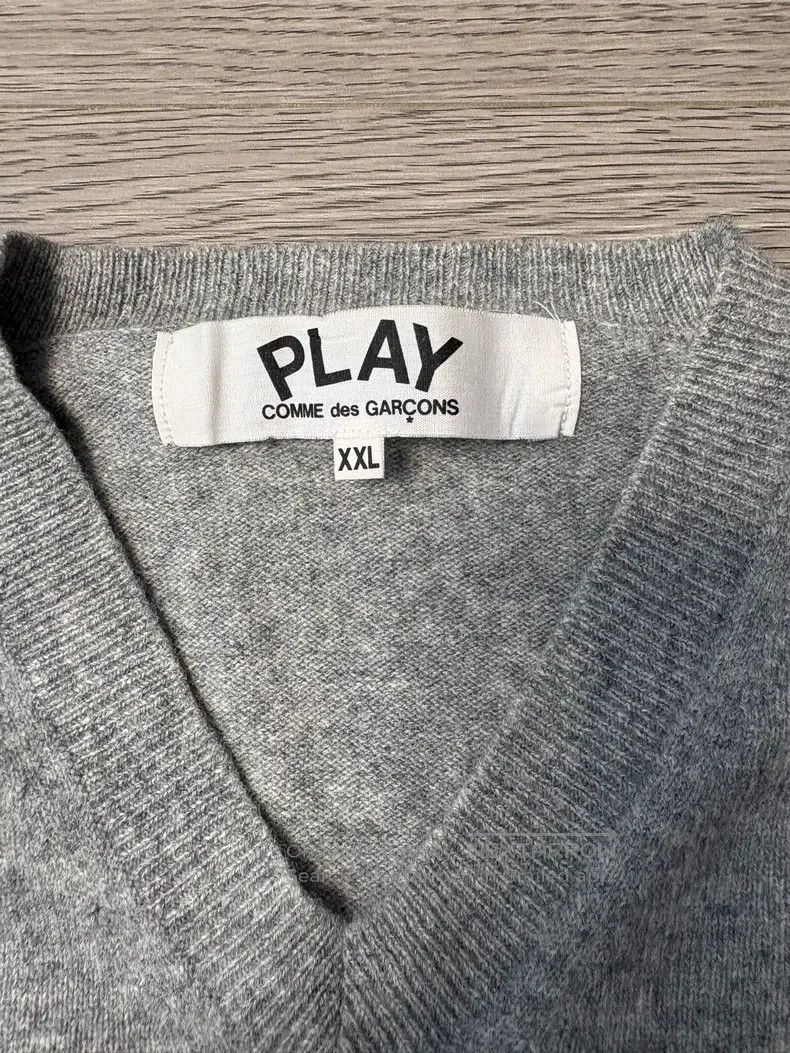 Comme des Garcons Comme Des Garcons Double Heart Wool Sweater Size US XXL / EU 58 / 5 - 3 Thumbnail