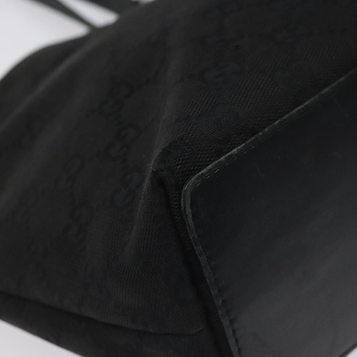 Gucci GUCCI GG Canvas Tote Bag Black Size ONE SIZE - 14 Thumbnail