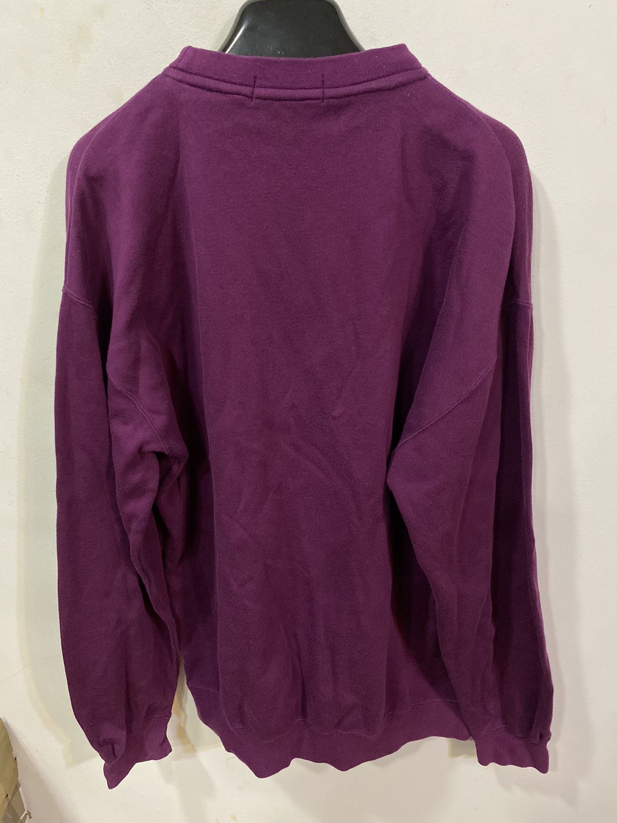 Yves Saint Laurent Magenta 90’s YSL Sweatshirt Big Logo Size US L / EU 52-54 / 3 - 12 Thumbnail