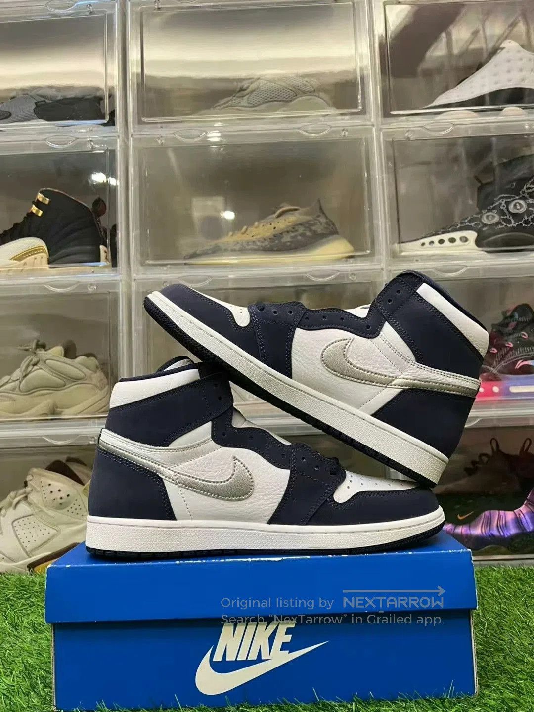 Adidas aj1 Japan Exclusive Midnight Blue Sneakers. Size US 11 / EU 44 - 4 Thumbnail