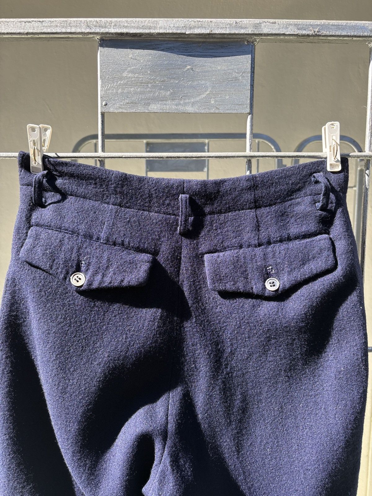 Comme des Garcons Comme des Garcons navy wool pants Size US 29 - 10 Thumbnail