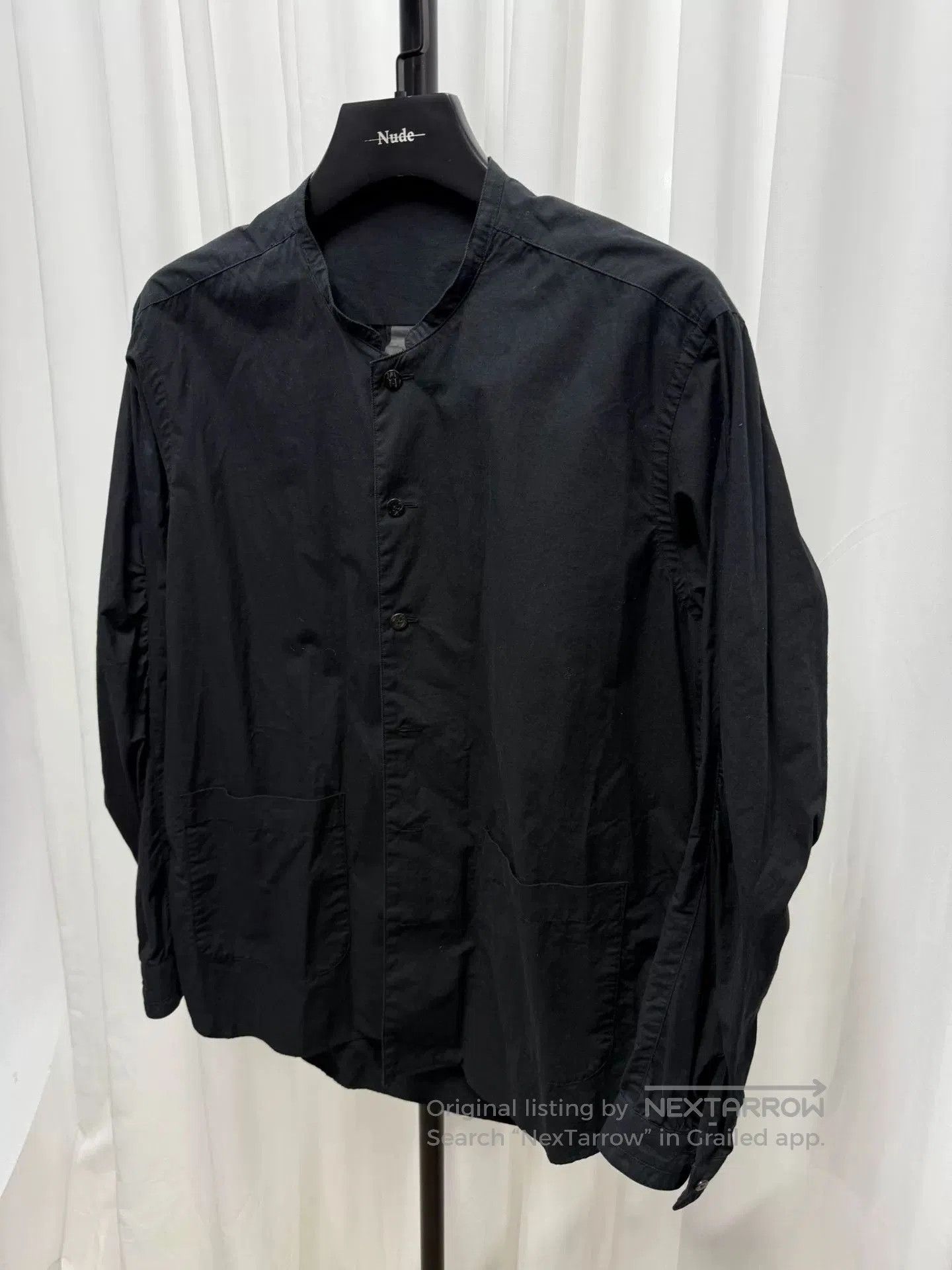 Comme des Garcons Homme Plus Viride Anne TVA Stand Collar Shirt. Size US L / EU 52-54 / 3 - 2 Thumbnail