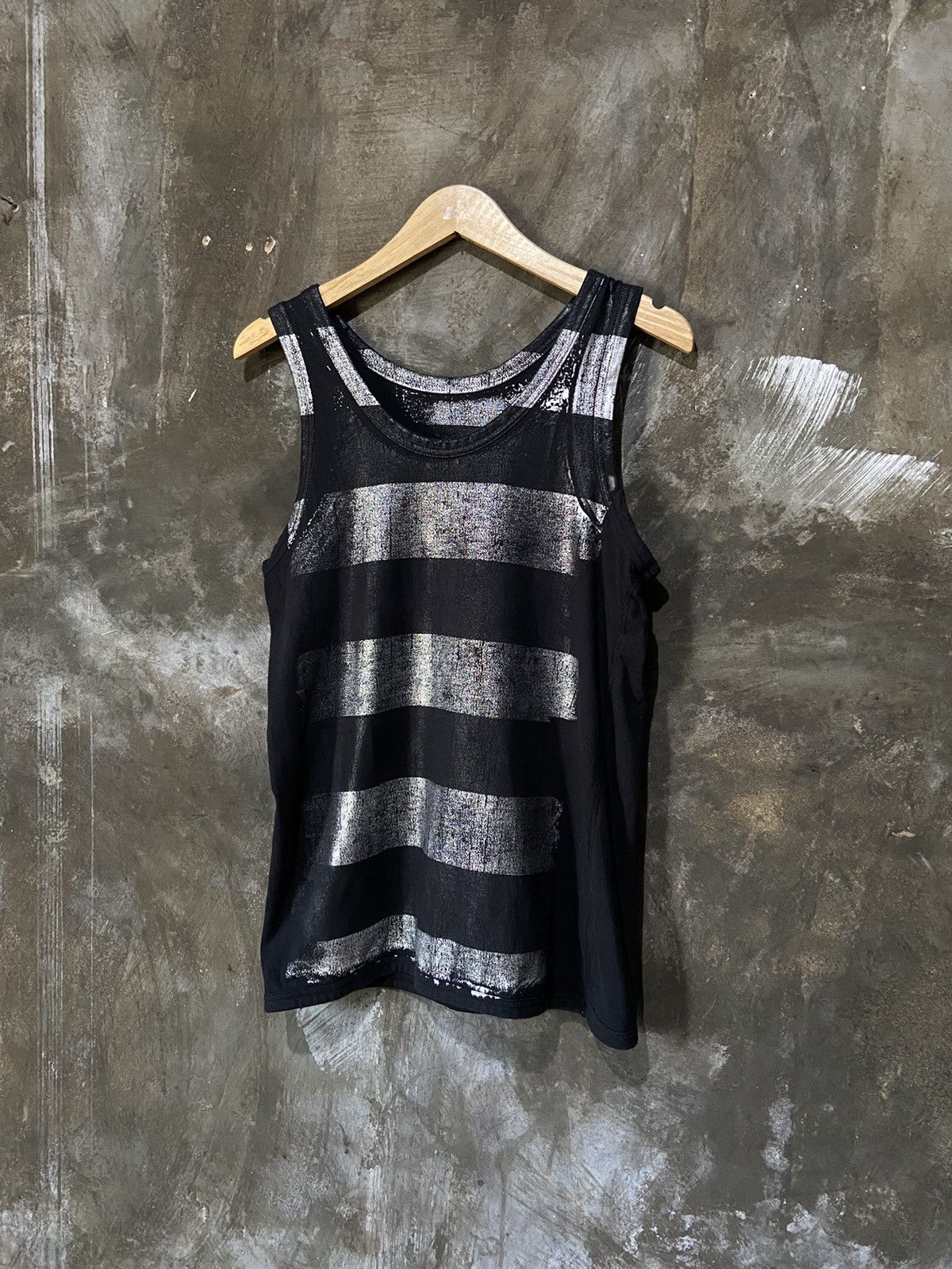 Japanese Brand × Le Grande Bleu (L.G.B.) Unknown Japanese Gothic Border Tank Top Size US M / EU 48-50 / 2 - 2 Thumbnail