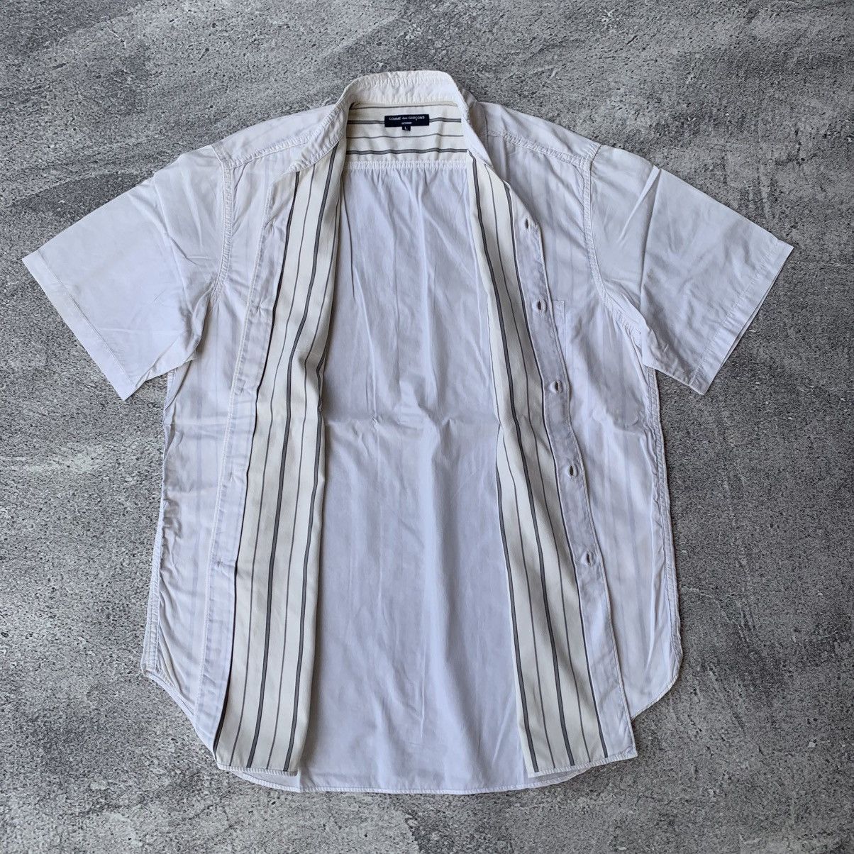 Comme des Garcons Homme Comme des Garcons Homme Striped Shirts Size US L / EU 52-54 / 3 - 5 Thumbnail