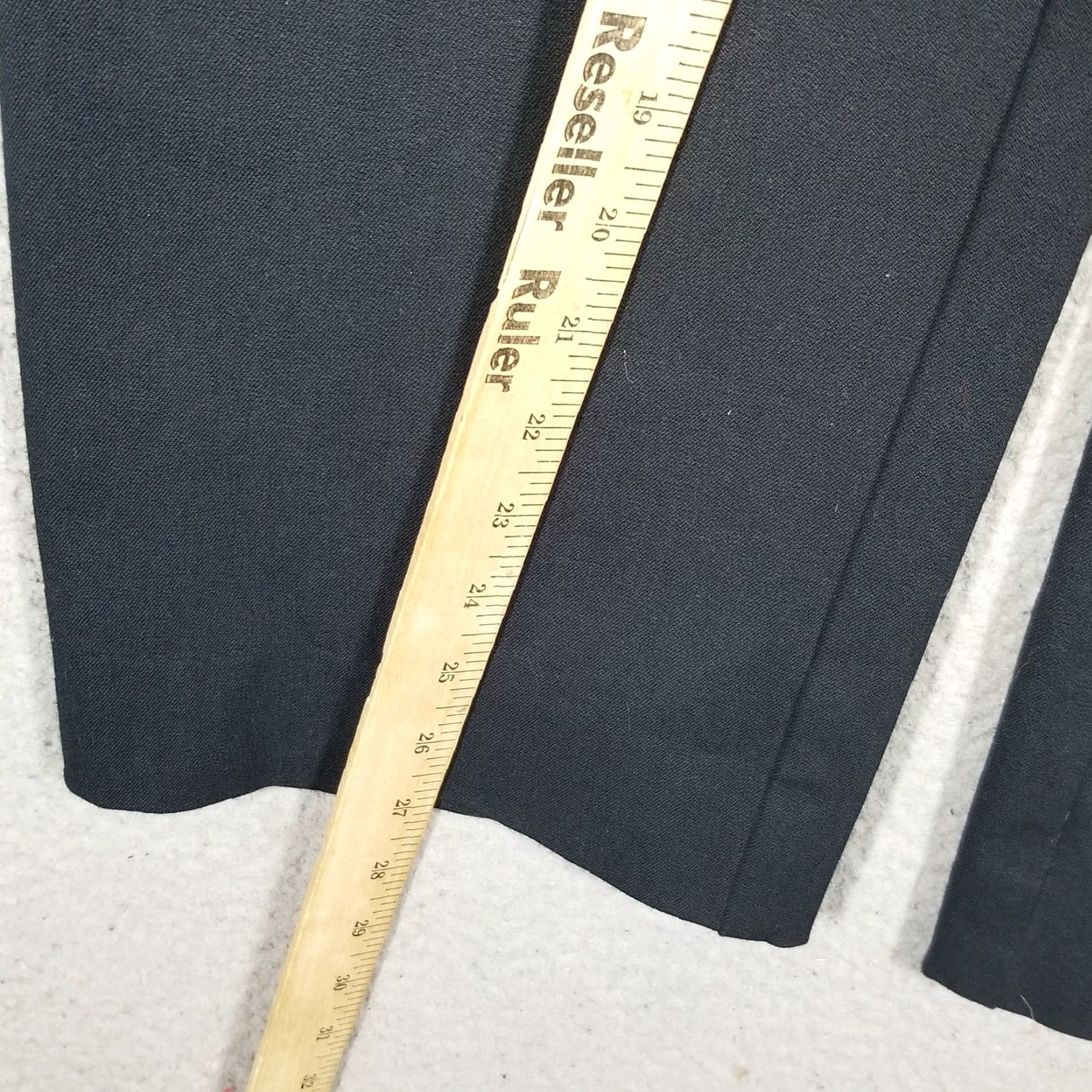Vintage St John Sport Women's Pants Size 10 Black Cotton Spandex Straight Leg Workwear Casual Size 32" / US 10 / IT 46 - 6 Thumbnail