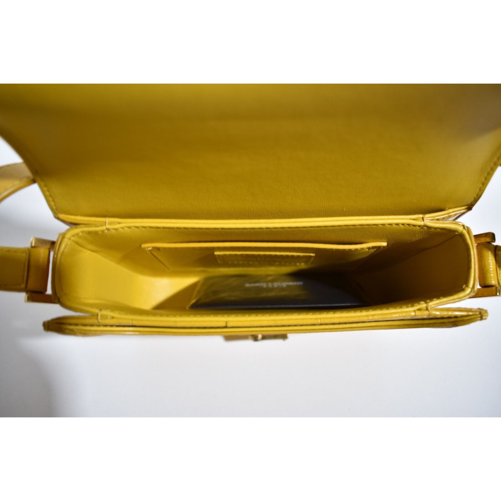Yves Saint Laurent Saint Laurent Yellow Leather Satchel Shoulder Bag Size ONE SIZE - 14 Thumbnail