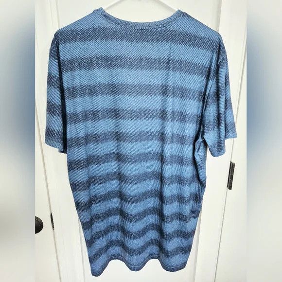 Weatherproof 32 Degrees Cool Striped Round Neck Short Slv Tee Summer Size US L / EU 52-54 / 3 - 3 Thumbnail