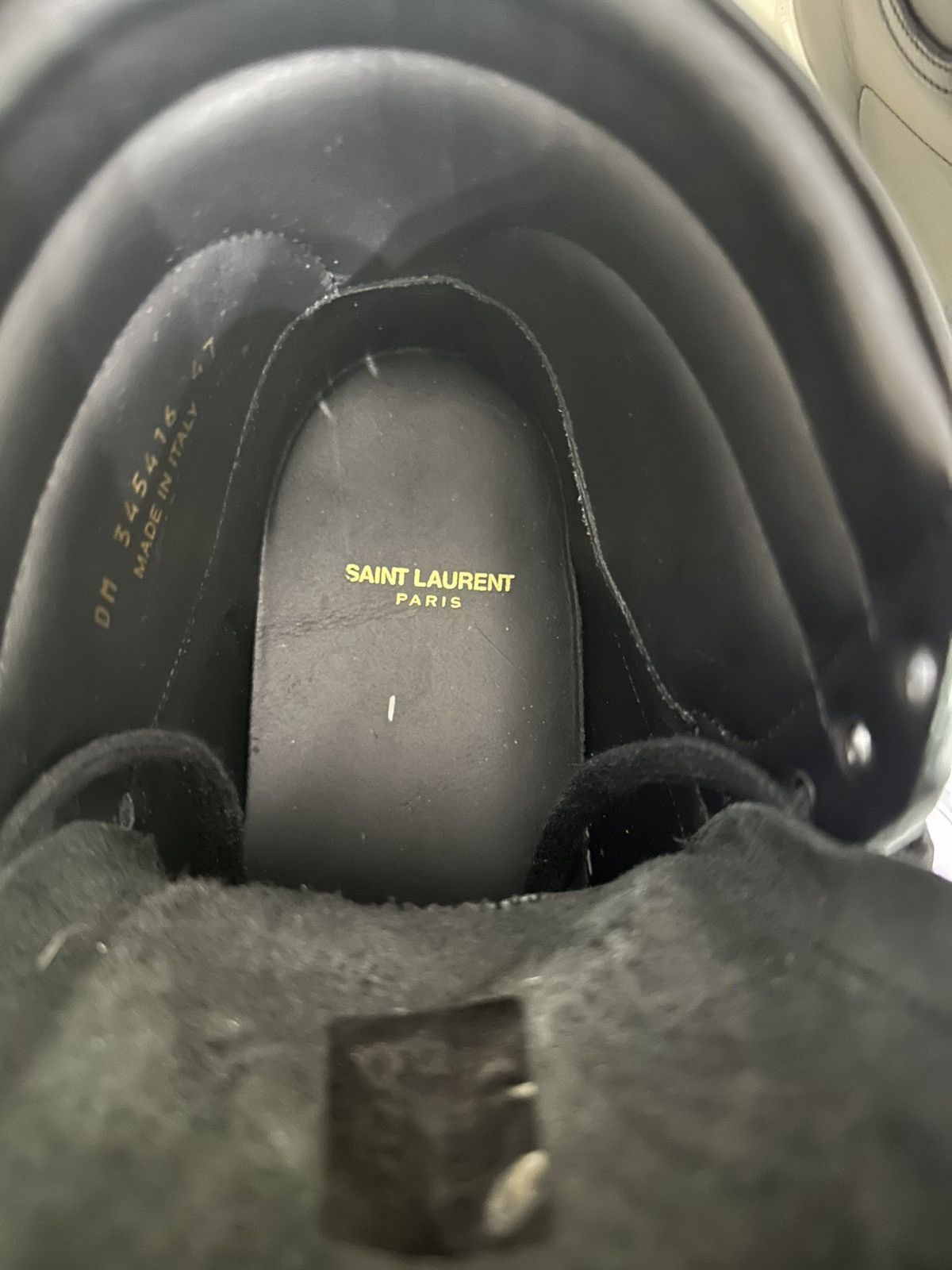 Saint Laurent Paris 2010s Saint Laurent SL/10H Royal Blue Hightop Sneakers Size US 13 / EU 46 - 10 Thumbnail