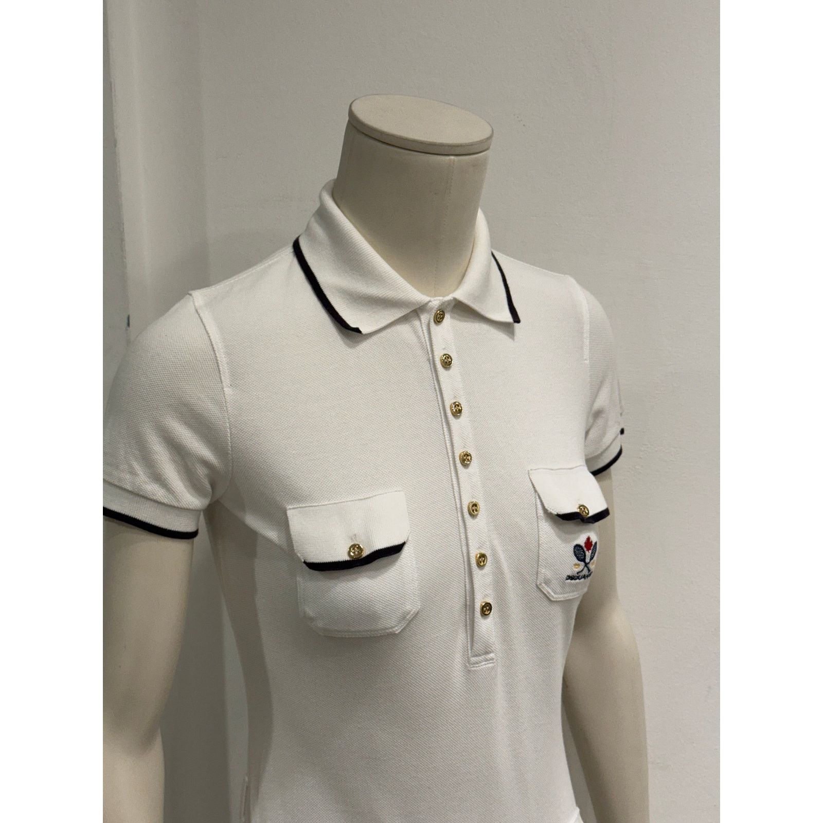 Dsquared2 S/S2009 Dsquared2 tennis polo style mini dress Size M / US 6-8 / IT 42-44 - 4 Thumbnail