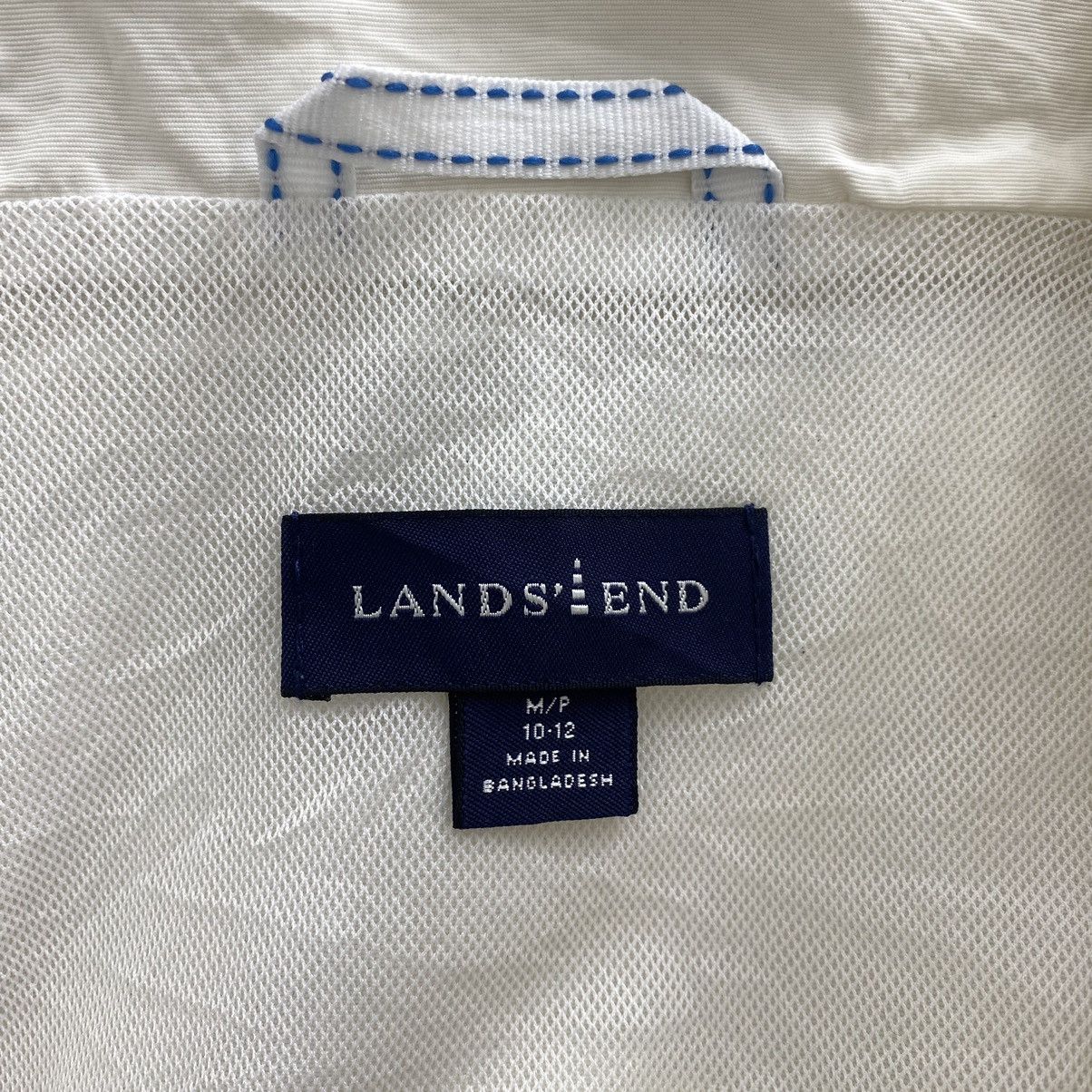 Lands' End Vintage LAND’S END Full Zipper White Bomber Jacket Size US M / EU 48-50 / 2 - 3 Thumbnail