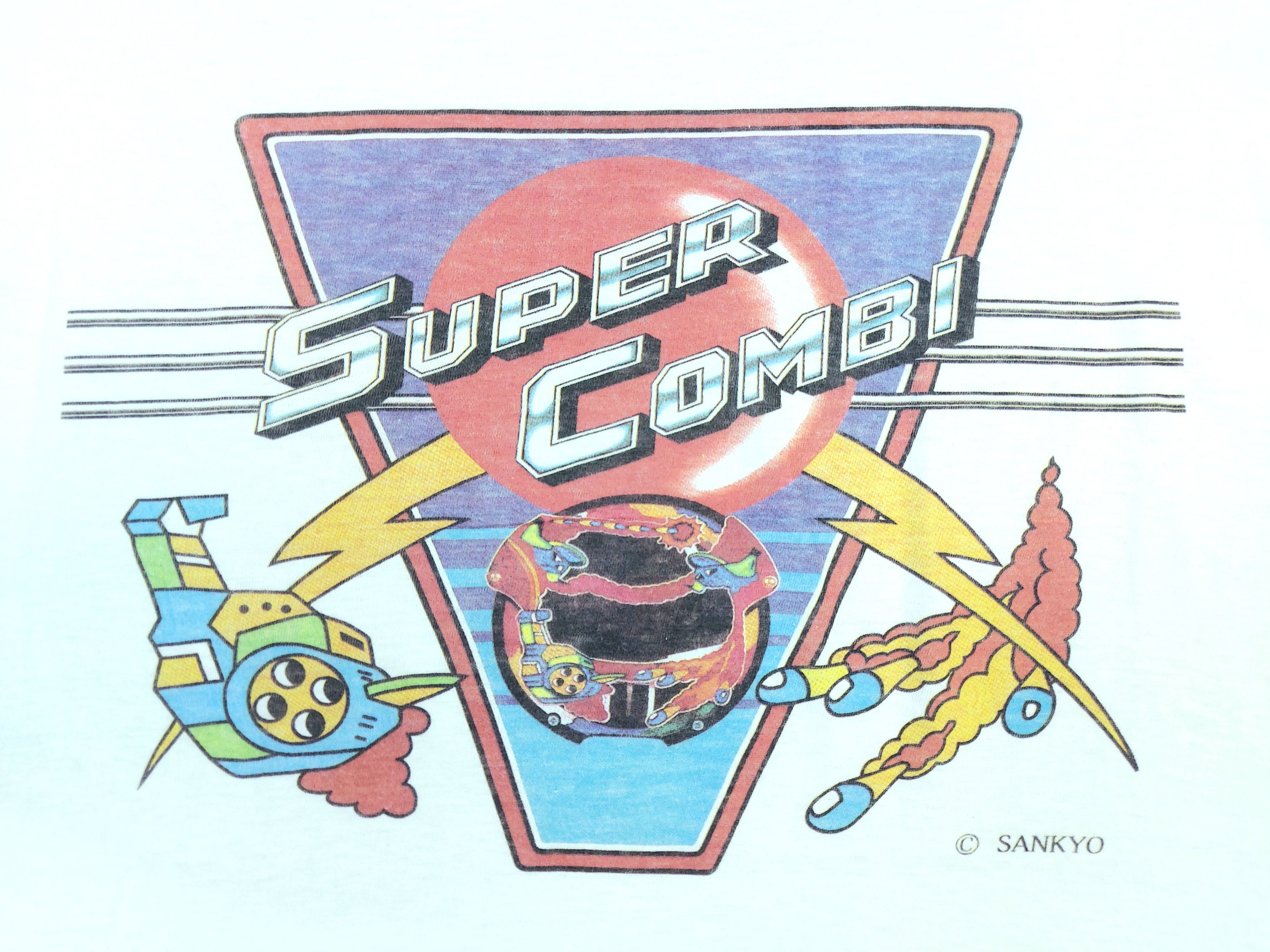 Japanese Brand × Vintage VTG 80s Sankyo Super Combi Pachinko Machine BANPRESTO TEE Size US L / EU 52-54 / 3 - 2 Thumbnail