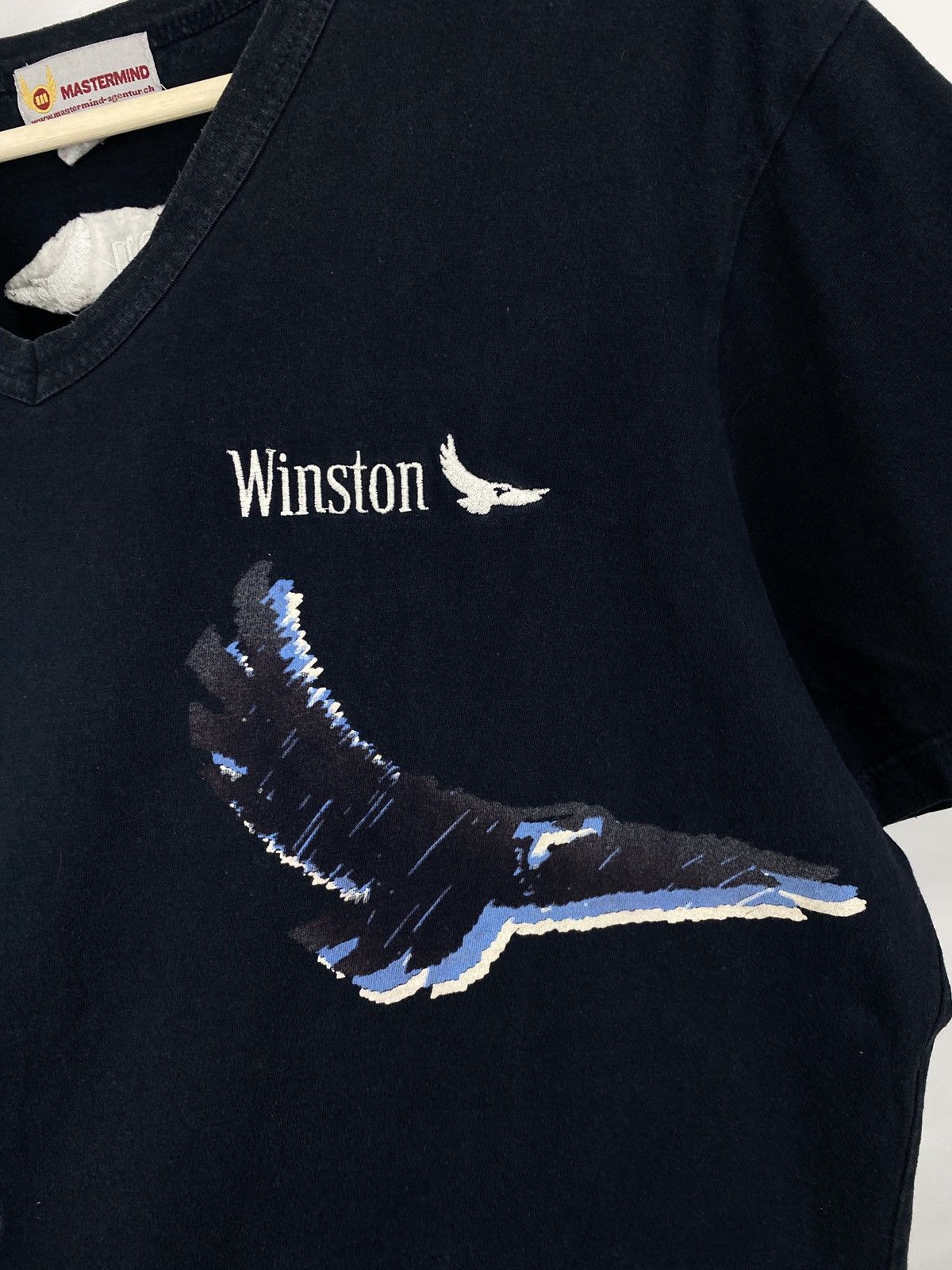 Marlboro 🇺🇸 Vintage 90s Winston cigarette t-shirt retro Y2K rare hupe Size US XL / EU 56 / 4 - 5 Thumbnail