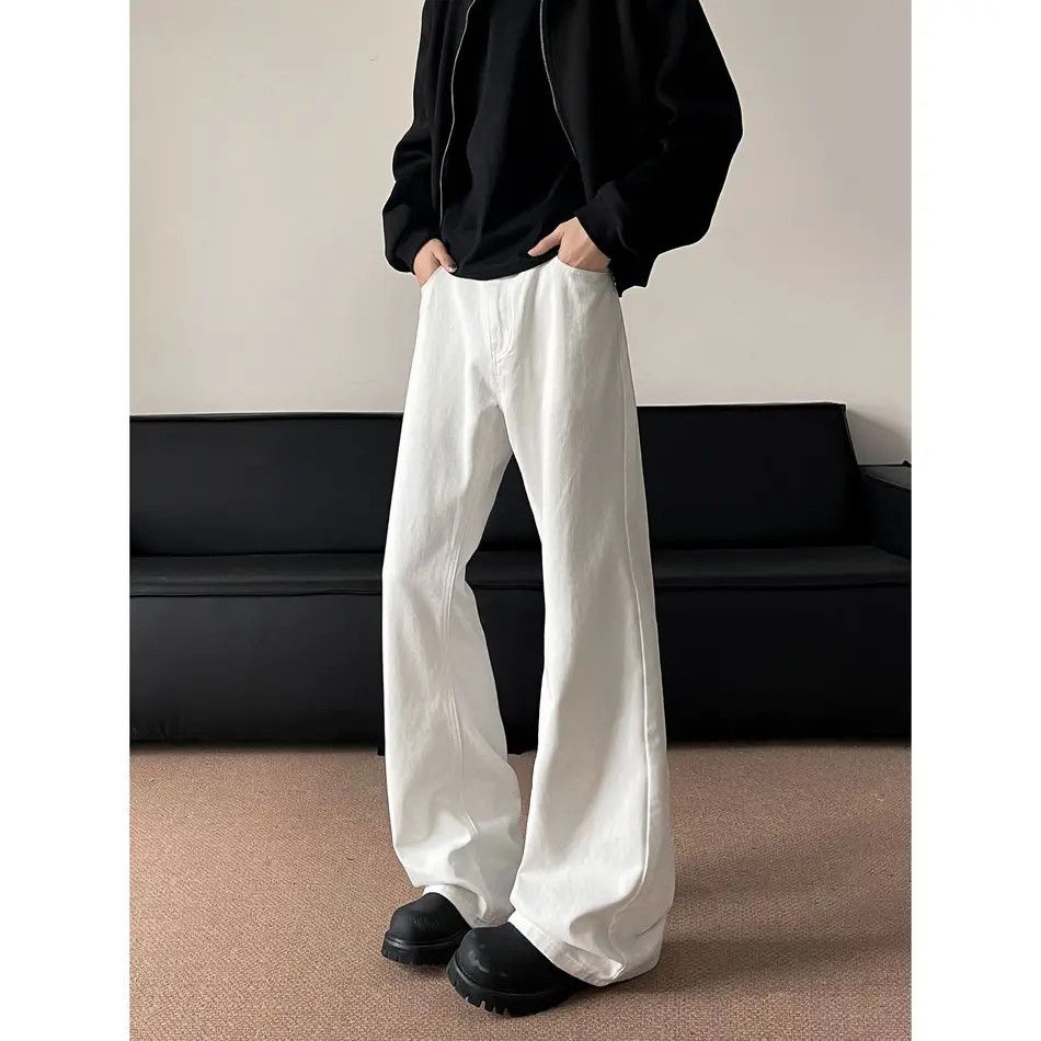 Japanese Brand × Jean Retro loose casual micro flared jeans Size US 32 / EU 48 - 1 Thumbnail