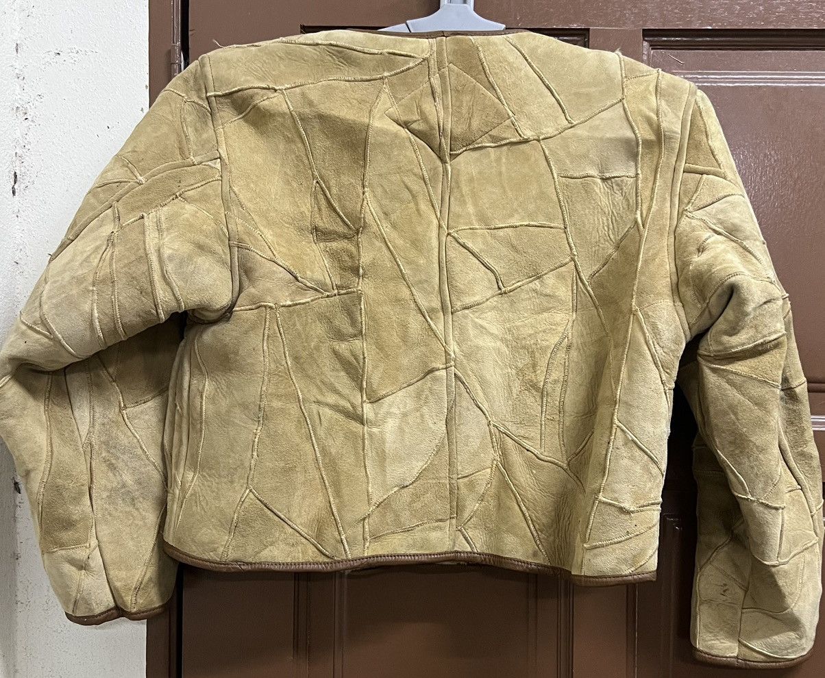 Hai Sporting Gear Vintage Hai Sporting Gearlssey Sherpa PatchworkLeatherJacket Size US M / EU 48-50 / 2 - 3 Thumbnail