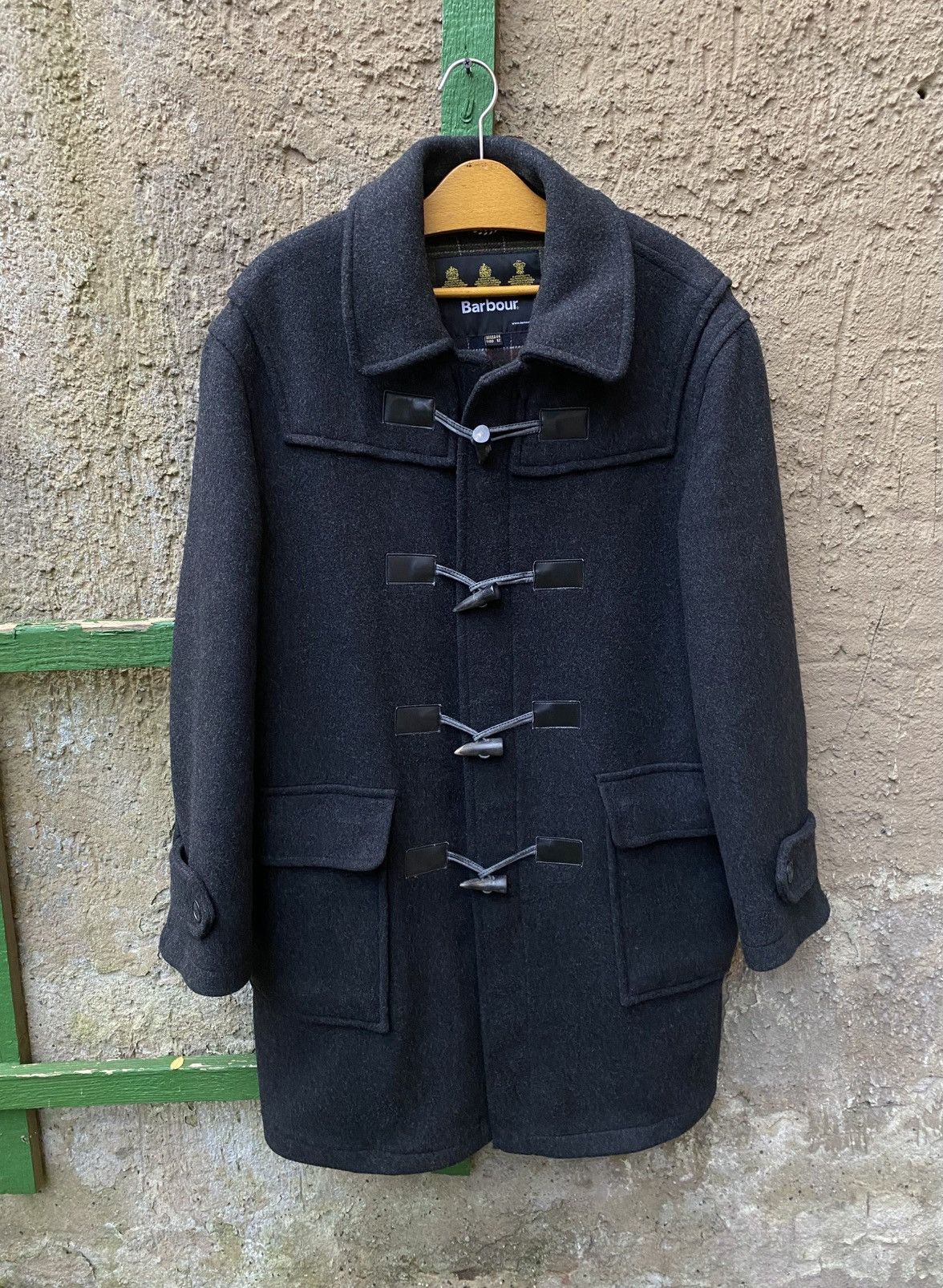 Barbour Barbour Classic Duffle Coat Wool Jacket Size Uk44 Eu52 Size US L / EU 52-54 / 3 - 1 Thumbnail