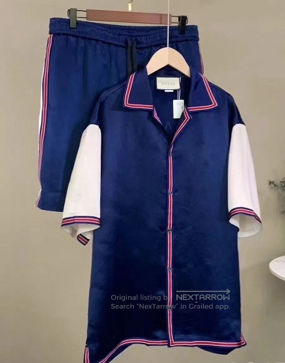 Gucci GUCCI Bowling Shirt and Pants Set. Size US M / EU 48-50 / 2 - 1 Thumbnail