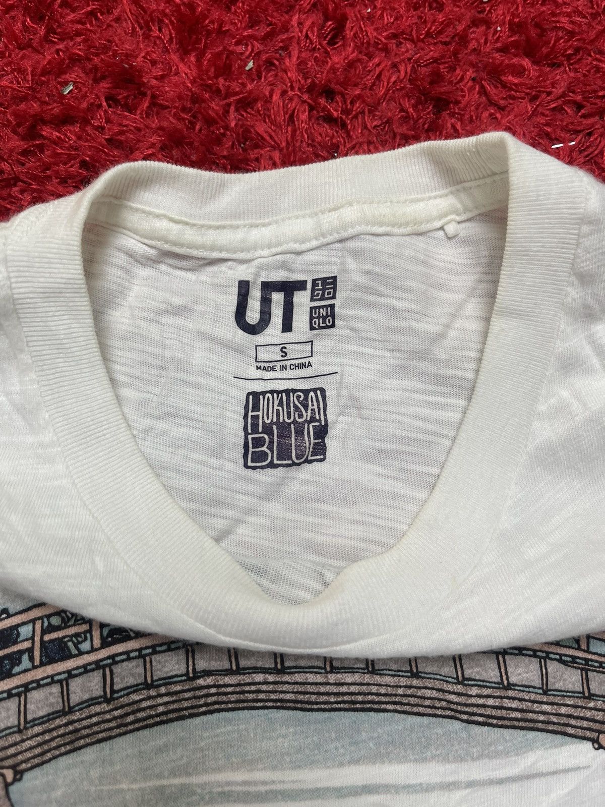 Japanese Brand × Uniqlo Hokusai Blue Uniqlo tshirt Size US S / EU 44-46 / 1 - 4 Thumbnail