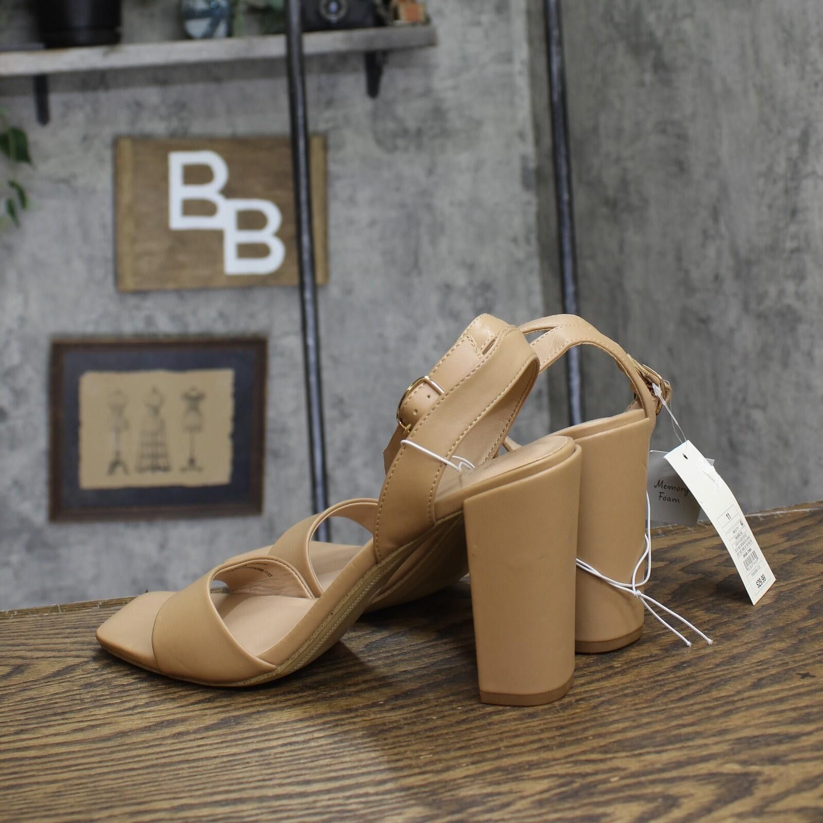 Other Nwt A New Day Womens Block Sal Heels 83821288 Tan Brown 11m Size US 11 / IT 41 - 2 Thumbnail