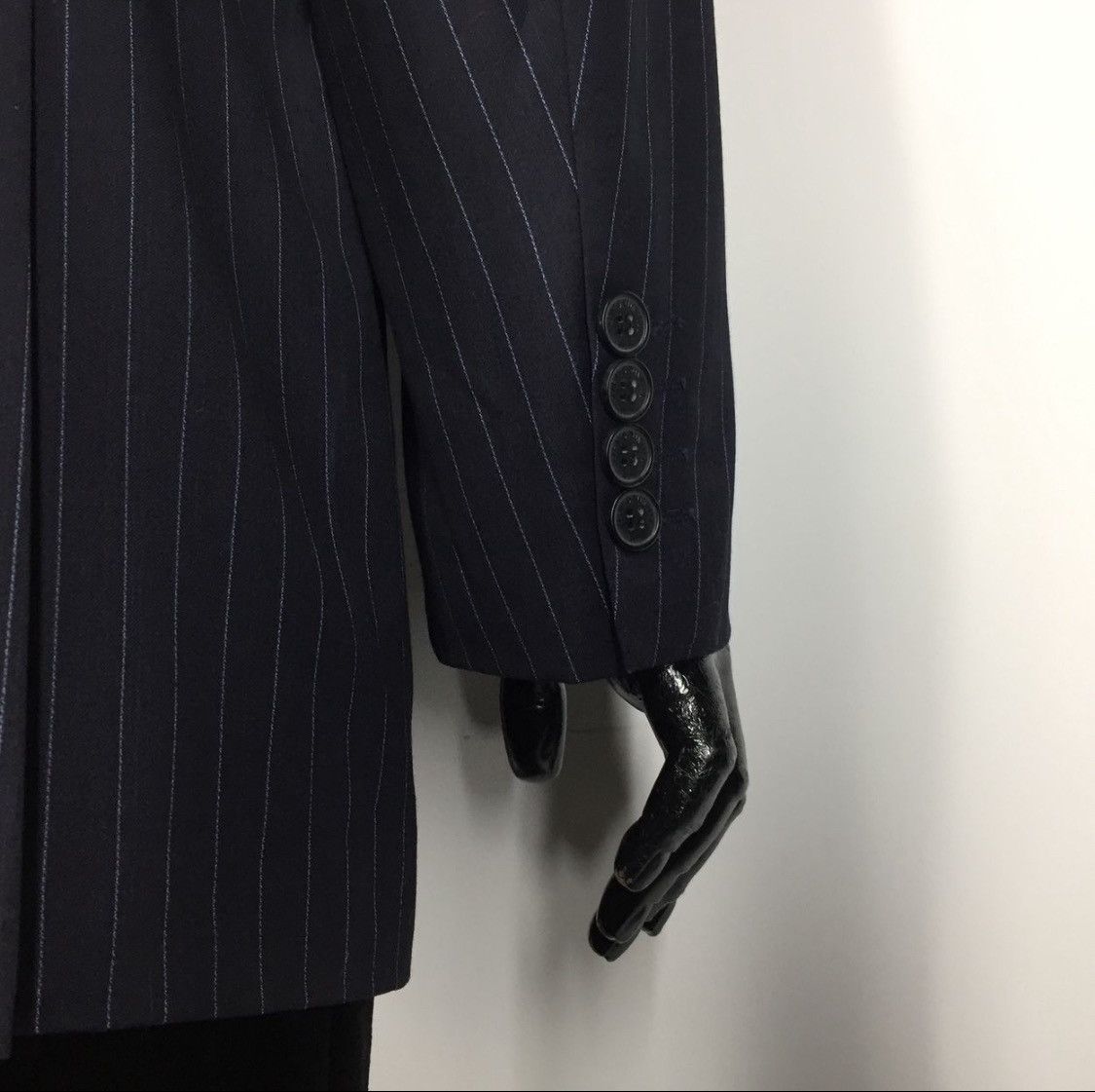 Alfred Dunhill × Designer Dunhill Classic Wool Blazer Men’s Black Jacket Size 52R - 7 Thumbnail