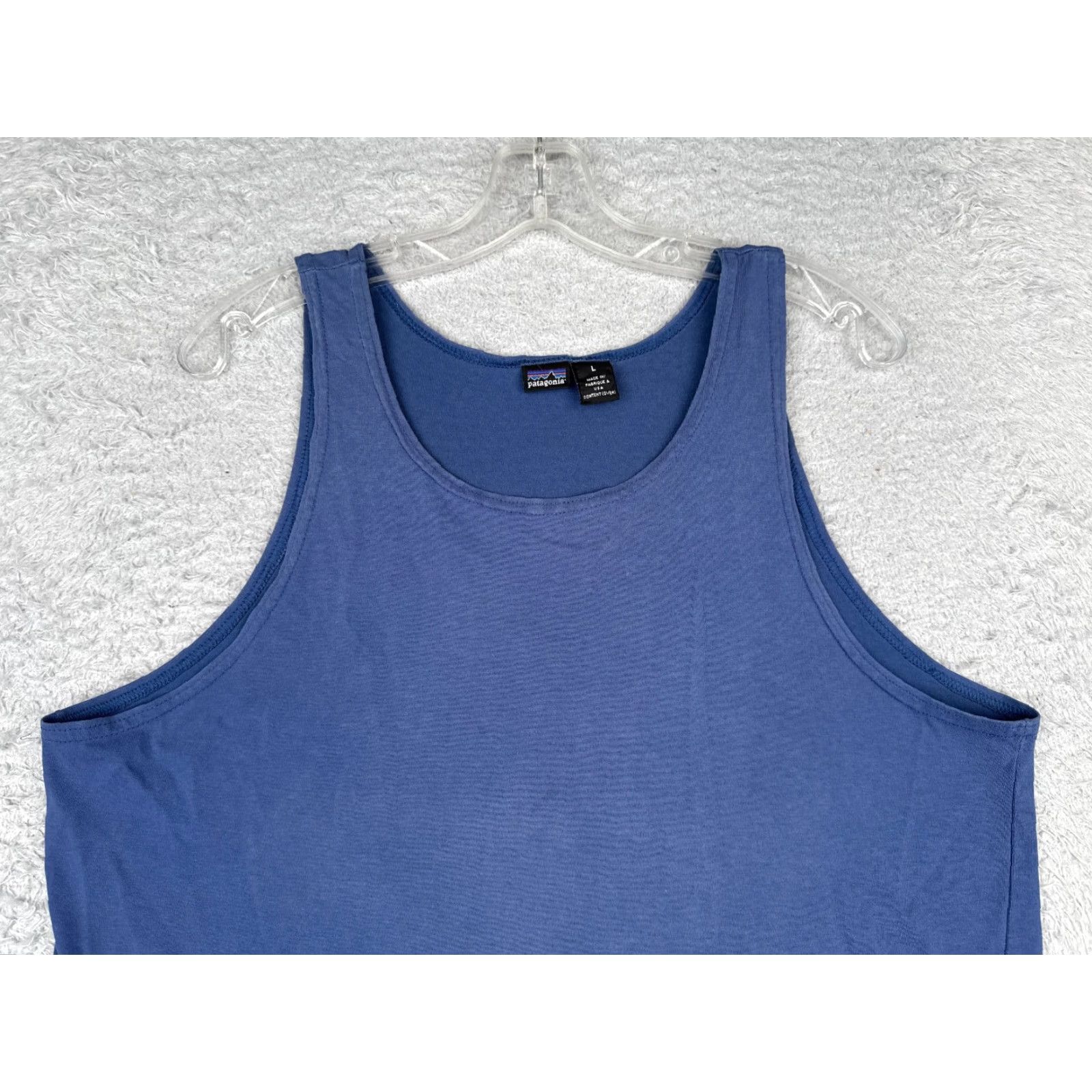 Patagonia Patagonia Shirt Women Large Blue Tank Sleeveless Cotton Polyester Blend Casual Solid Tank Top Adult Regular Sleeveless Outdoor Size L / US 10 / IT 46 - 4 Thumbnail
