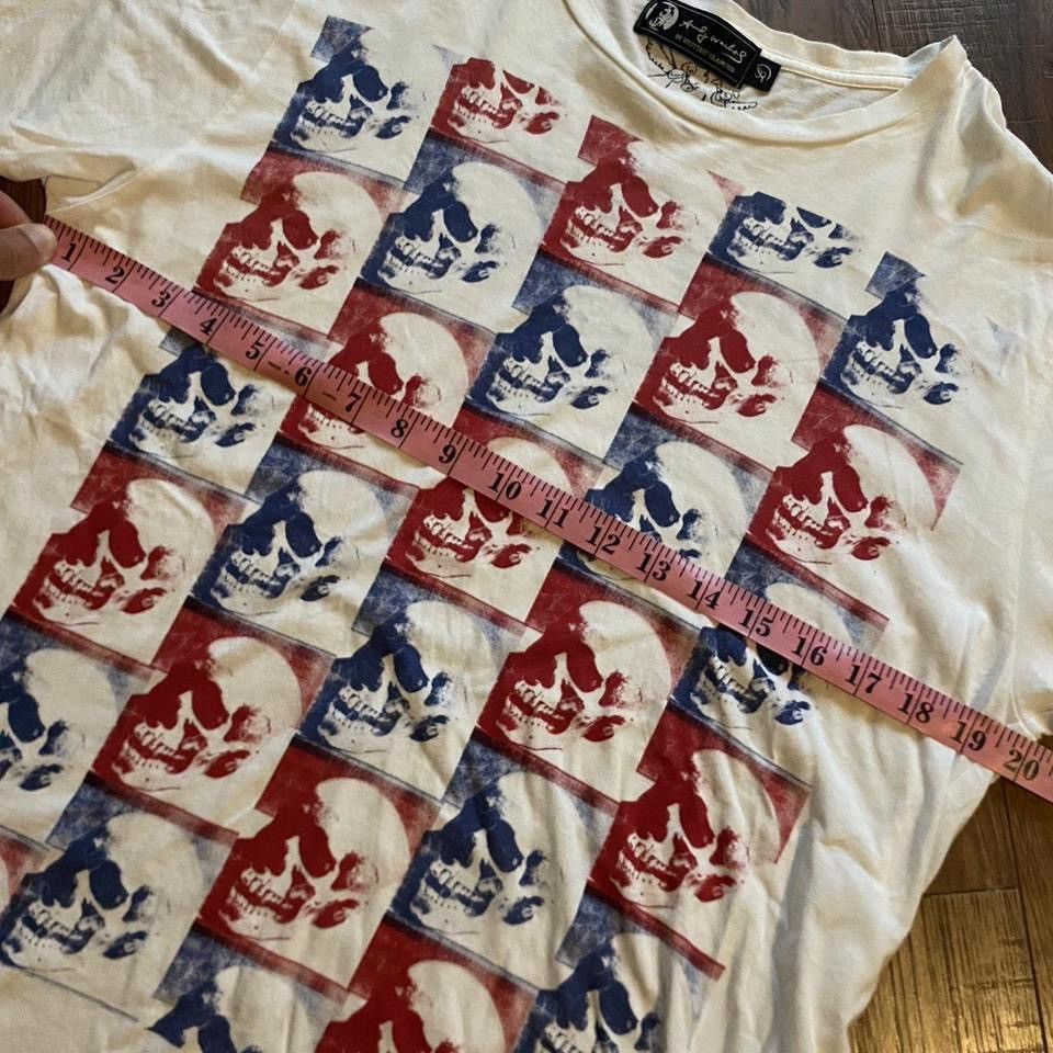 Hysteric Glamour × Japanese Brand 🎨 Hysteric Glamour x Andy Warhol Skull Tshirt 🎨 Size L / US 10 / IT 46 - 6 Thumbnail