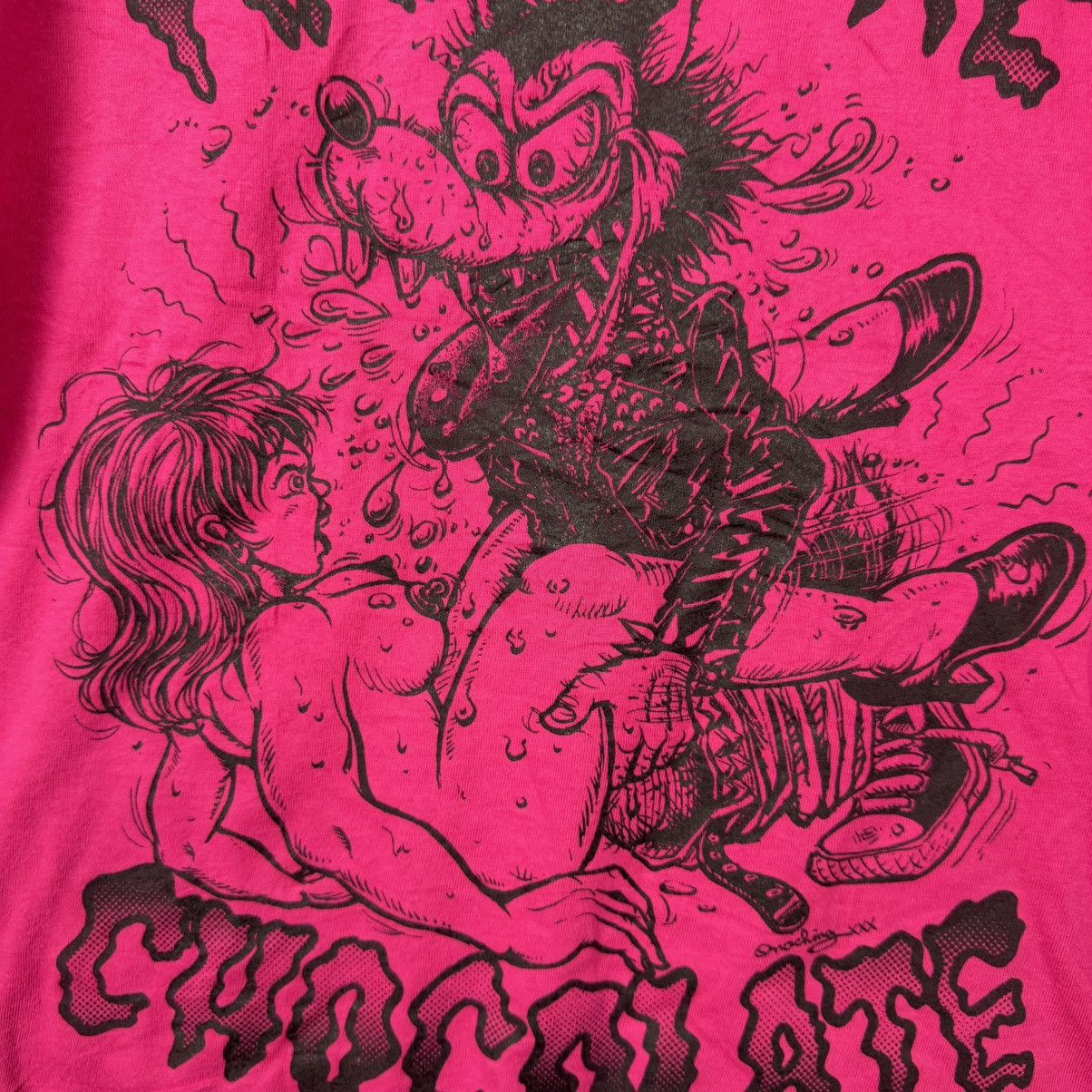 Vintage Rare Hardcore Chocolate (HARDCC) Nakano graphic T-shirt Size US L / EU 52-54 / 3 - 3 Thumbnail