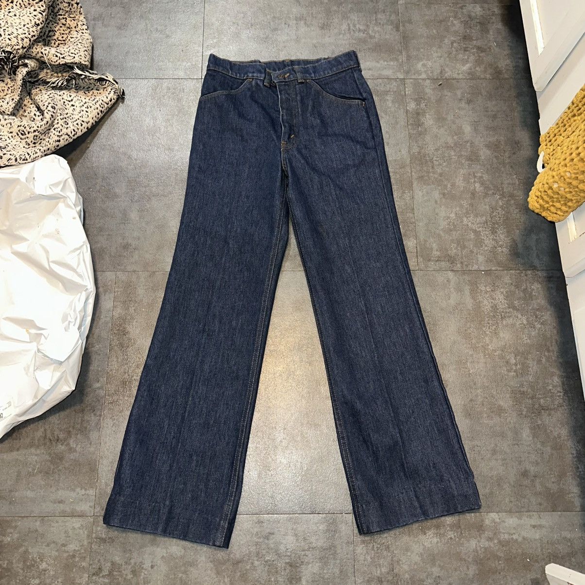 Levi's × Vintage RARE Levi’s Orange Tab Bell Bottom Jeans Size US 27 - 2 Thumbnail