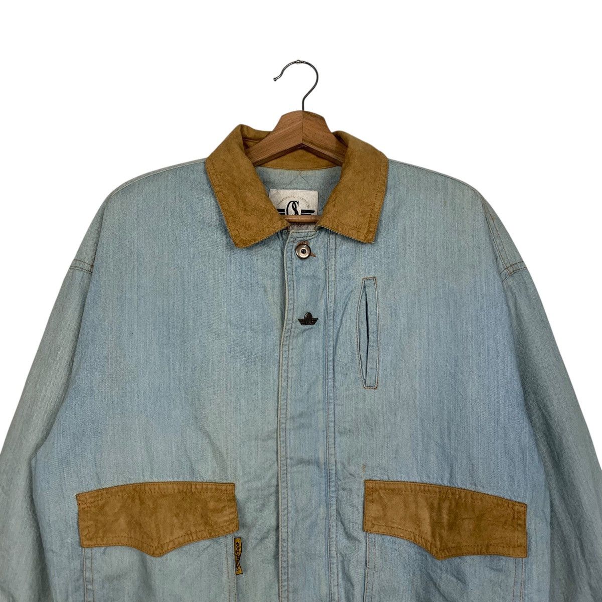 Vintage 90's UNIVERSAL CURATOR Washed Jeans Jacket #2752-C124 Size US M / EU 48-50 / 2 - 2 Thumbnail