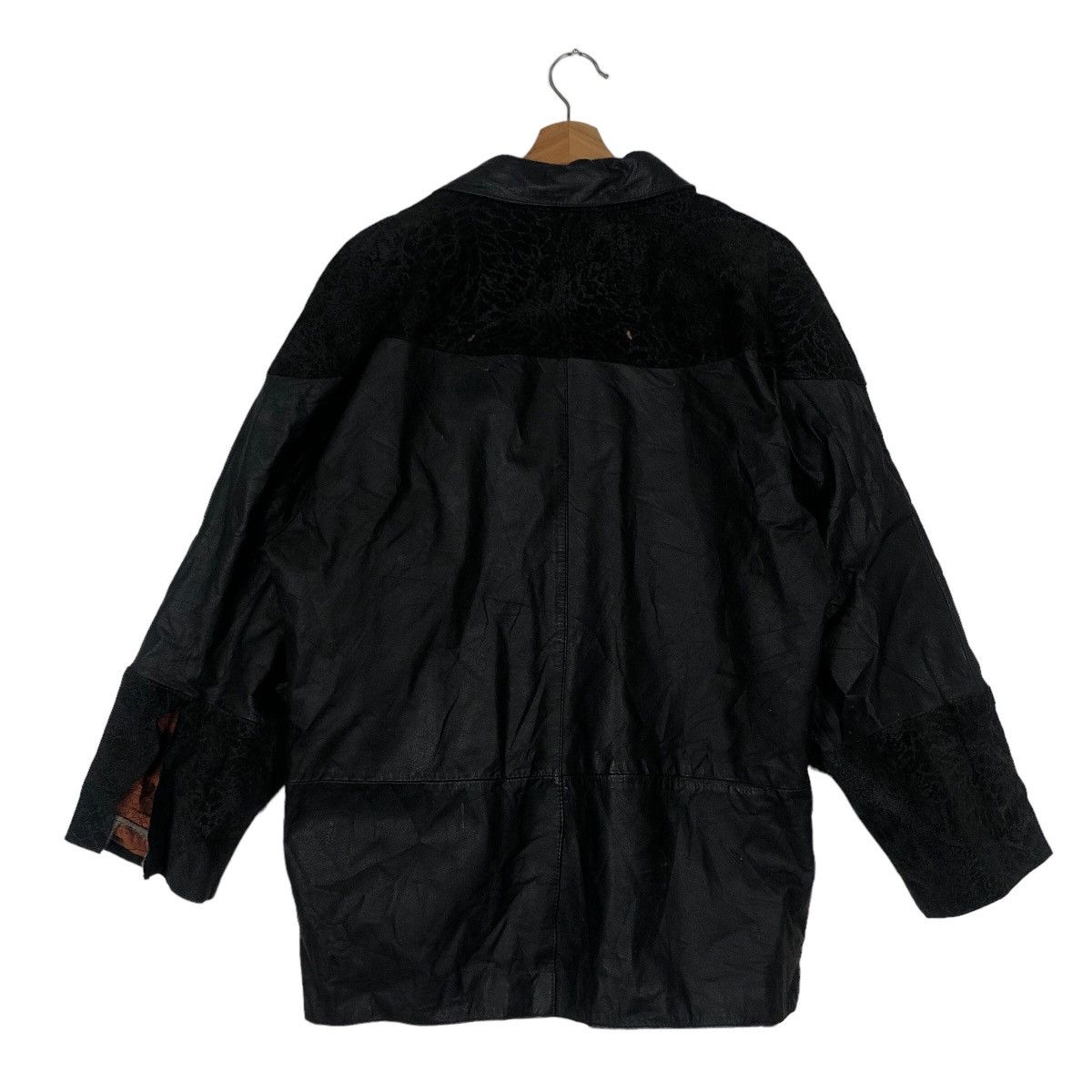 Japanese Brand 🔥90s Double Breast Chore Leather Jacket Issey Miyake Design Size US M / EU 48-50 / 2 - 7 Thumbnail