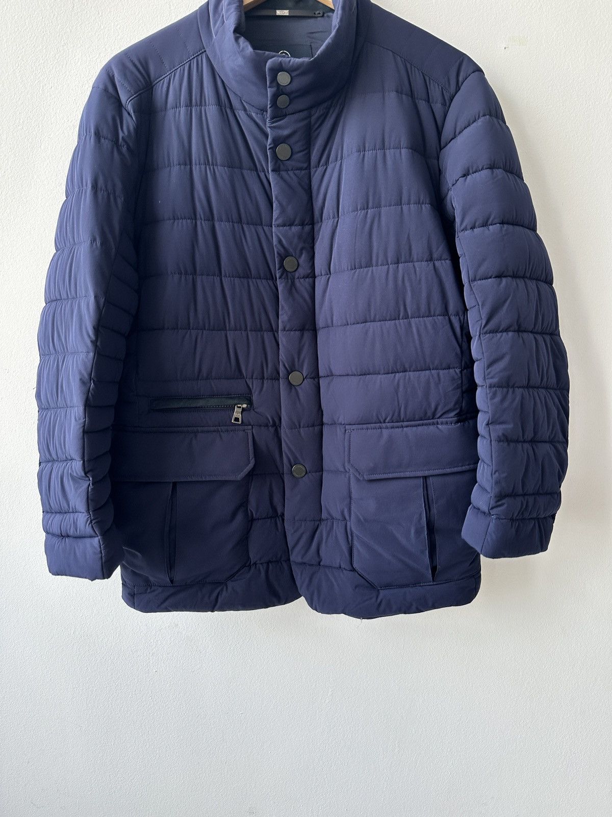Schneiders Schneiders Salzburg Navy Quilted Micro Down Jacket Size US S / EU 44-46 / 1 - 5 Thumbnail