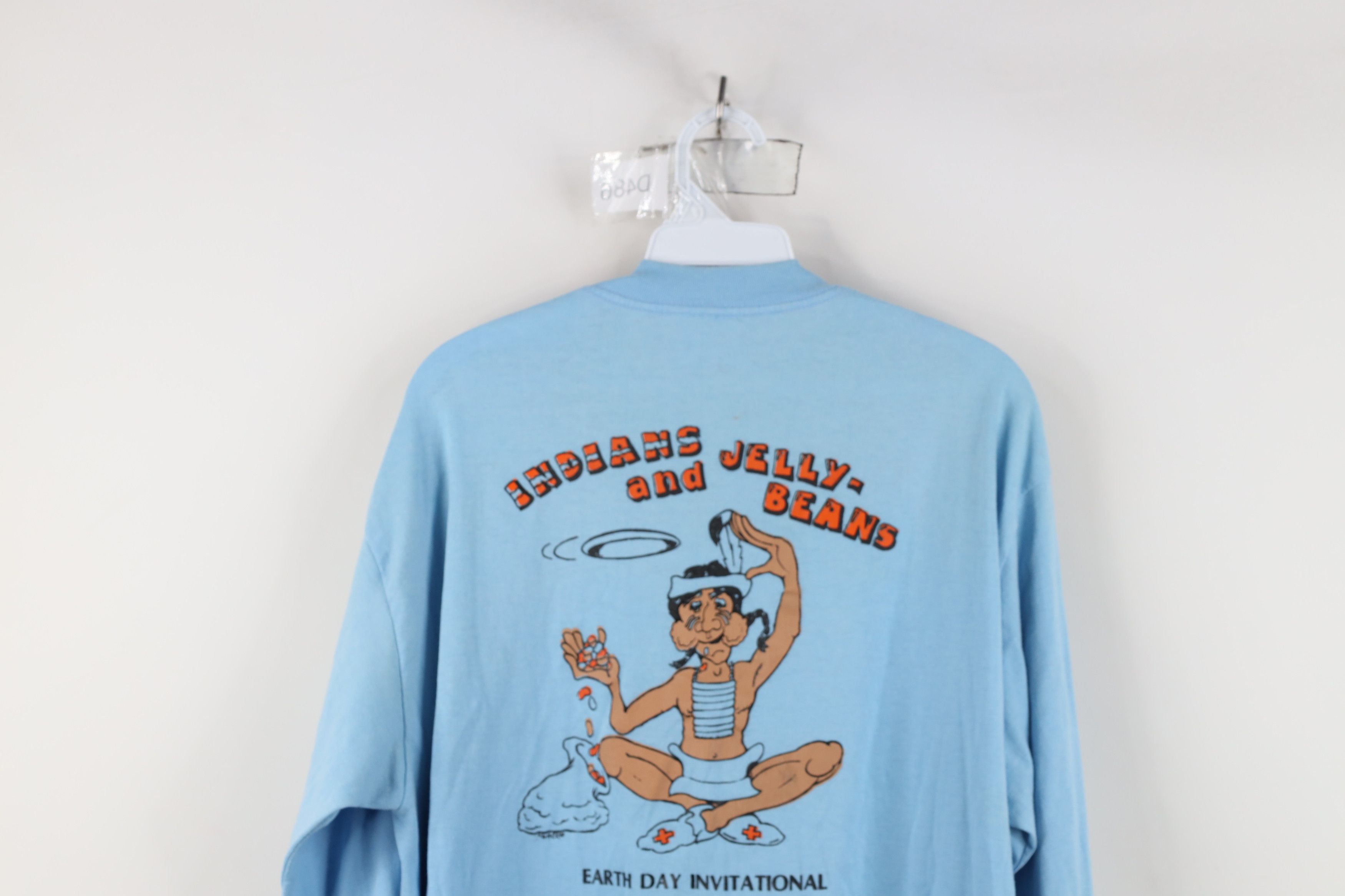 Vintage Vintage 90s Day Sun Long Sleeve T-Shirt Carolina Blue USA Size US XL / EU 56 / 4 - 13 Thumbnail