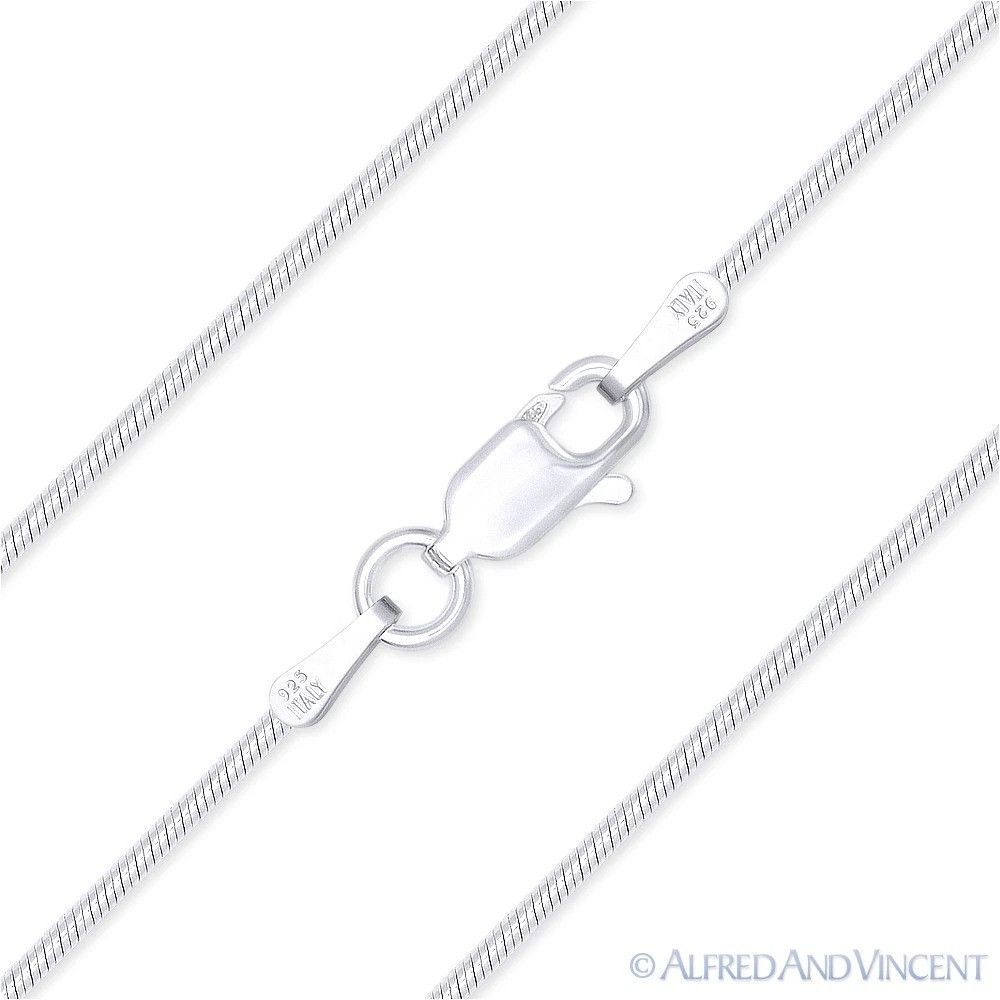 Other 1mm Classic Snake Link Italian Chain Bracelet - 7" Size ONE SIZE - 1 Thumbnail